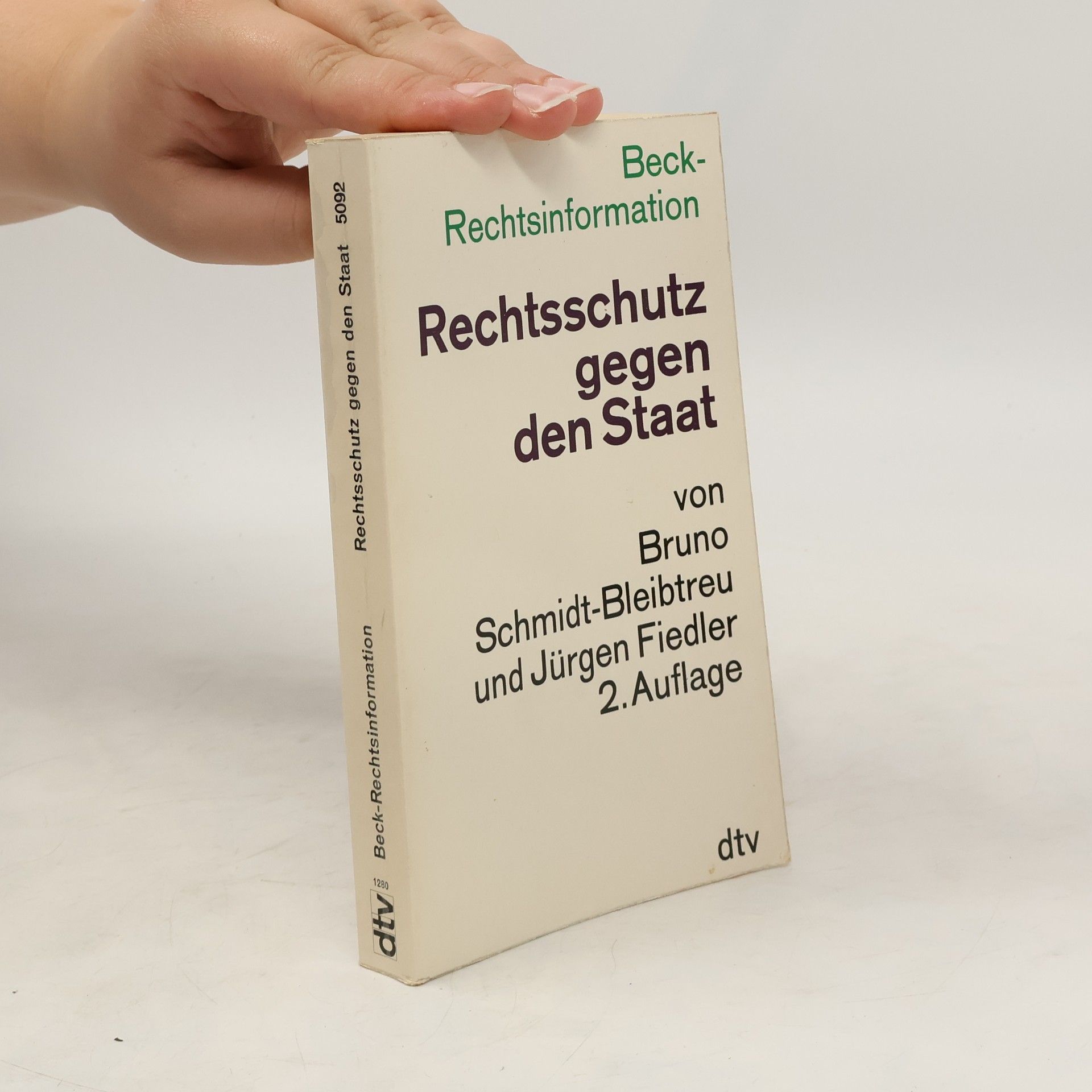 Bruno Schmidt Rechtsschutz gegen den Staat