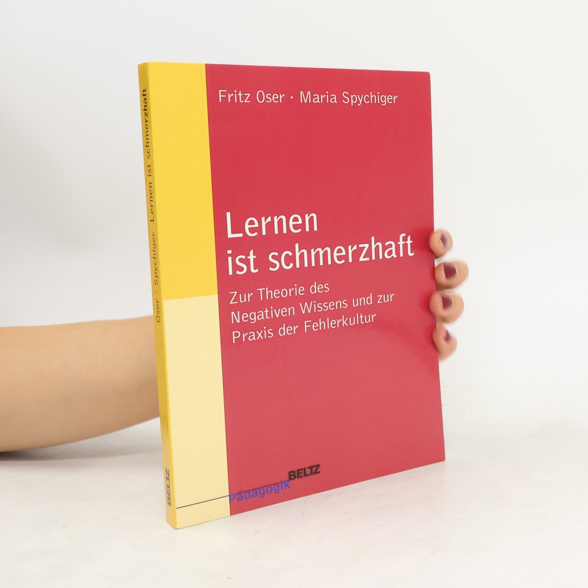 Fritz Oser Lernen ist schmerzhaft