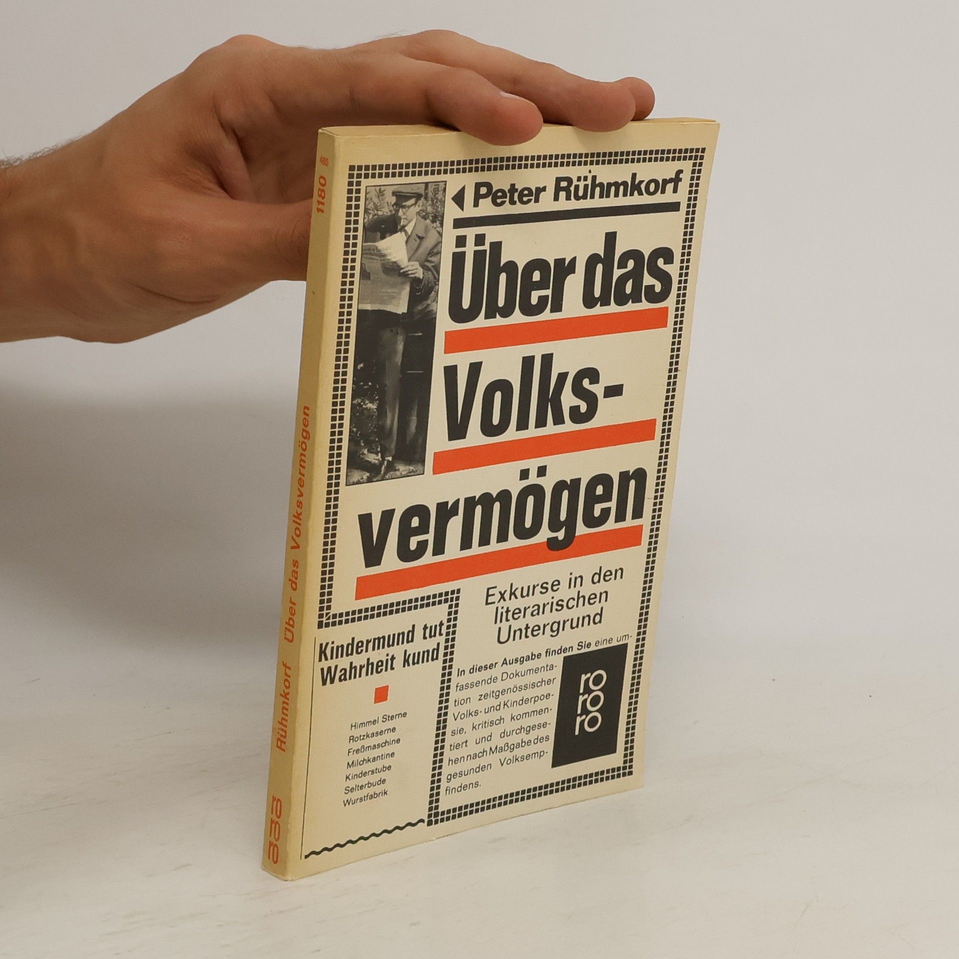 Peter Rühmkorf Über das Volksvermögen
