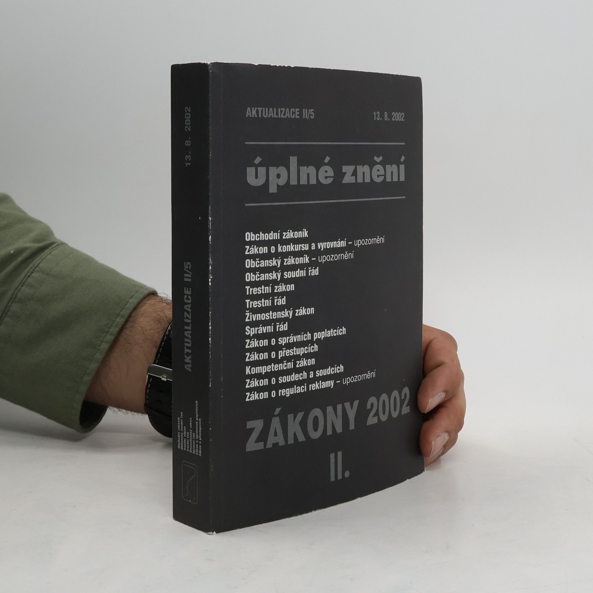 kolektiv Zákony 2002 II. Aktualizace II/5. Obchodní zákoník