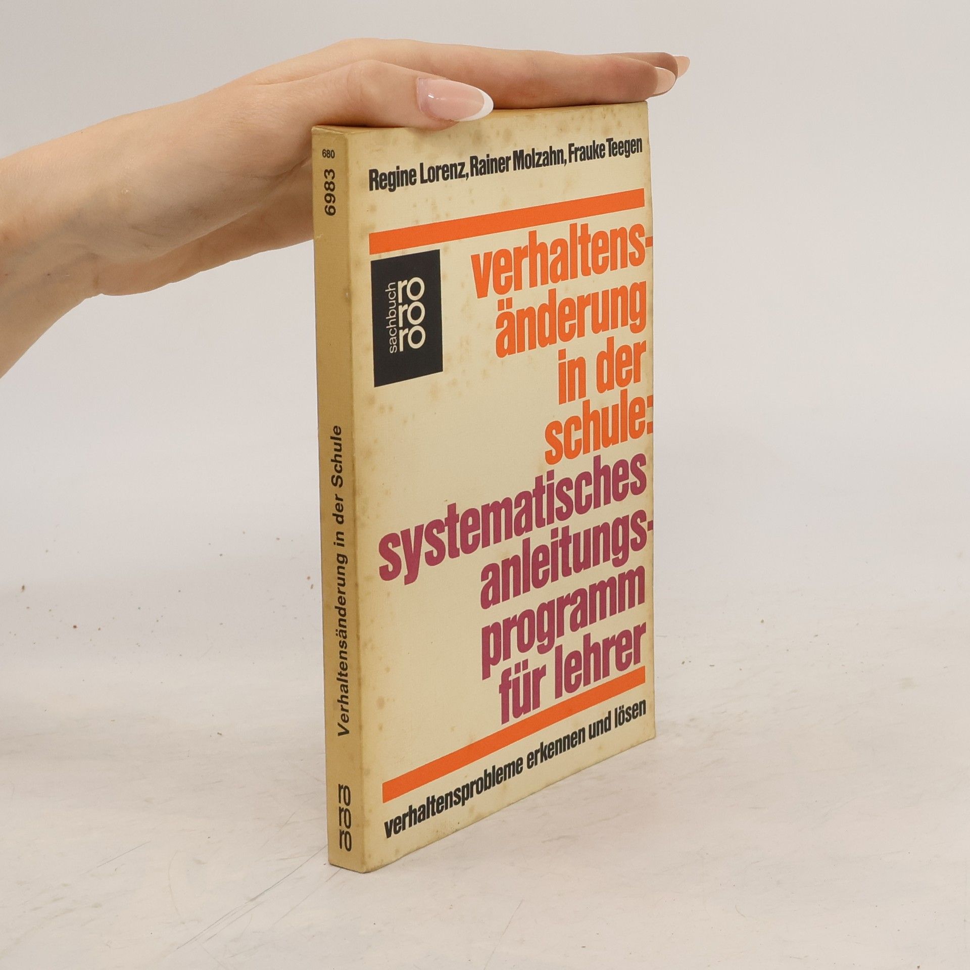 Regine Lorenz Verhaltensänderung in der Schule