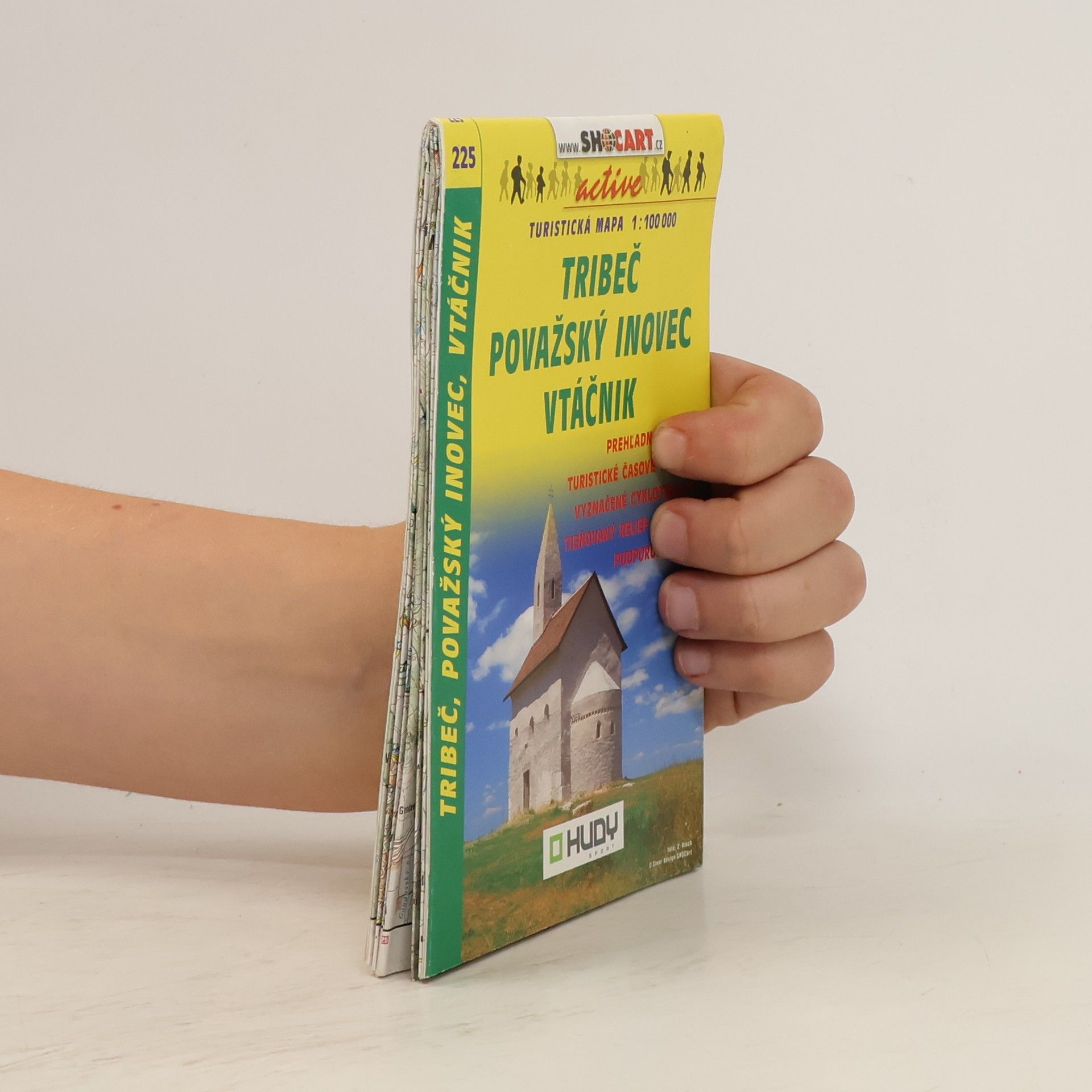 Collectif d'auteurs SC 225 Tribeč, Považský Inovec, Vtáčnik 1:100 000