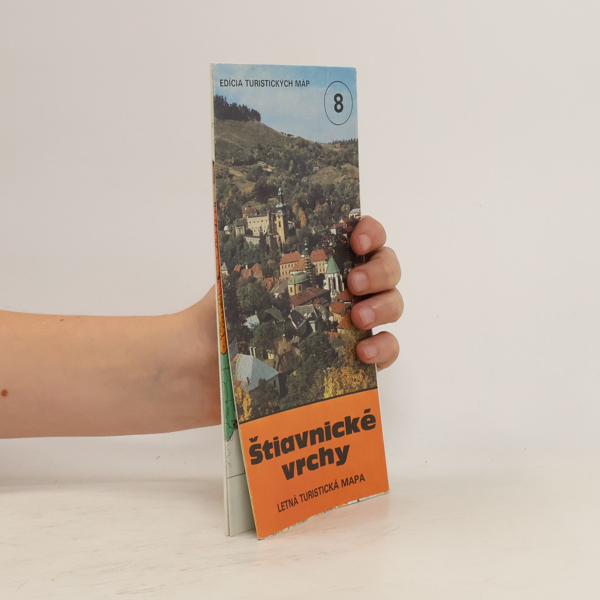 kolektiv Štiavnické vrchy letná turistická mapa