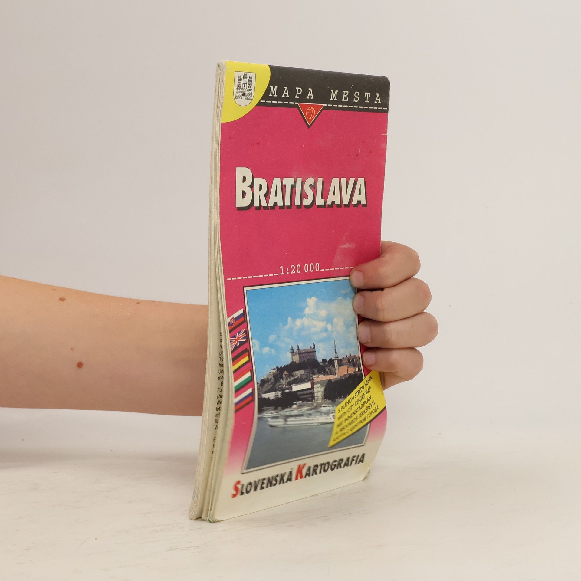 kolektiv Bratislava mapa mesta : s plánom stredu mesta