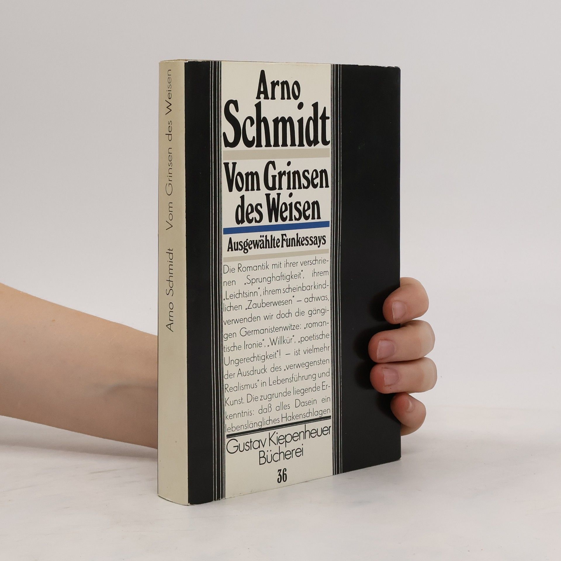 Arno Schmidt Vom Grinsen des Weisen