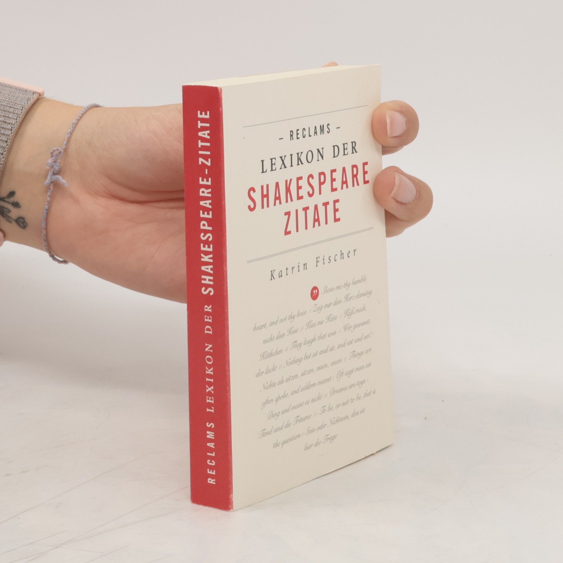 Katrin Fischer Reclams Lexikon der Shakespeare-Zitate