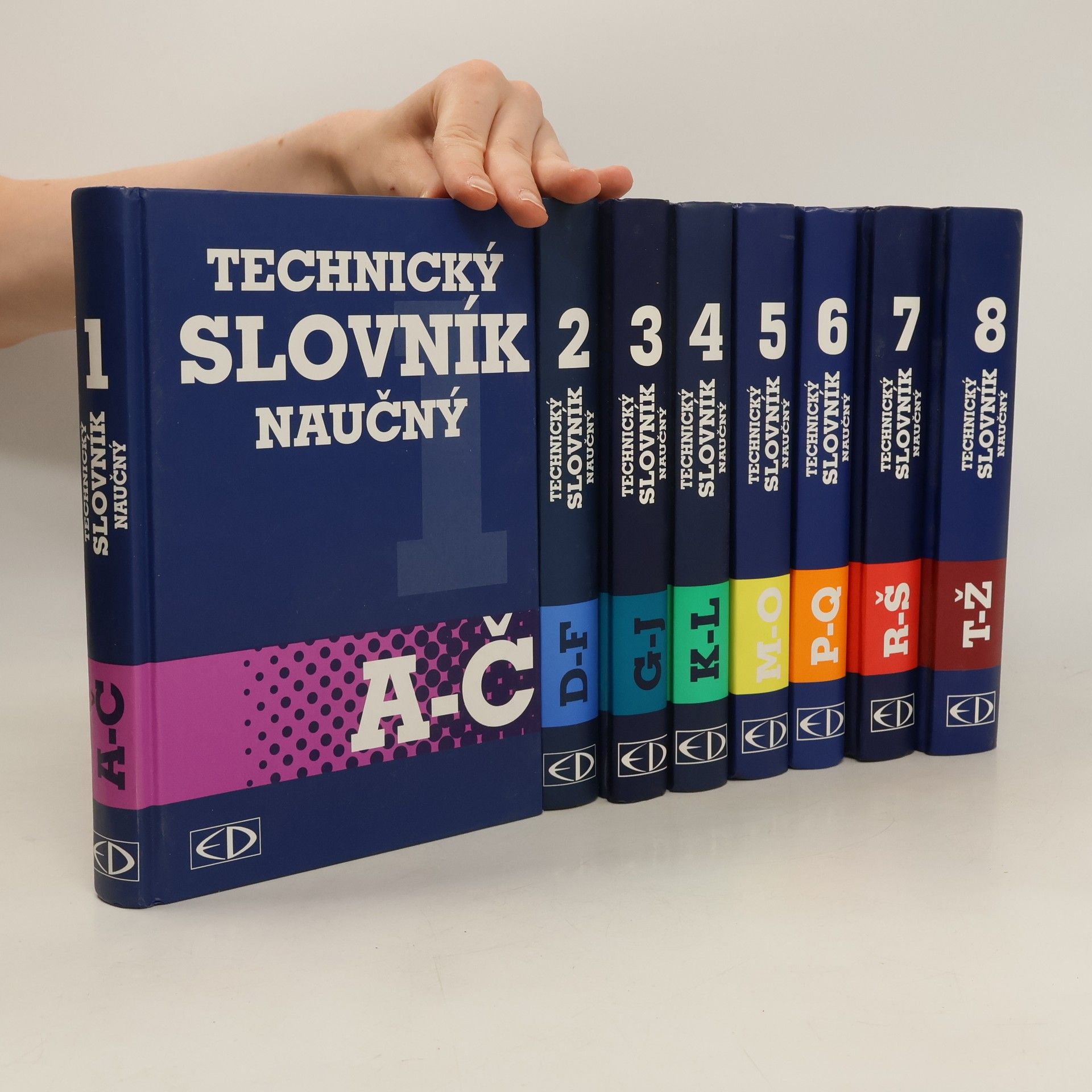 Autores varios Technický slovník naučný A-Ž (1.-8. díl, 8 svazků)