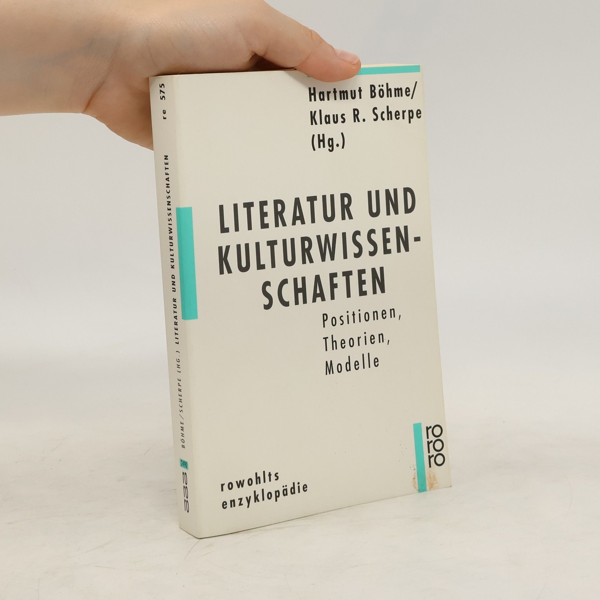 Hartmut Böhme Literatur und Kulturwissenschaften