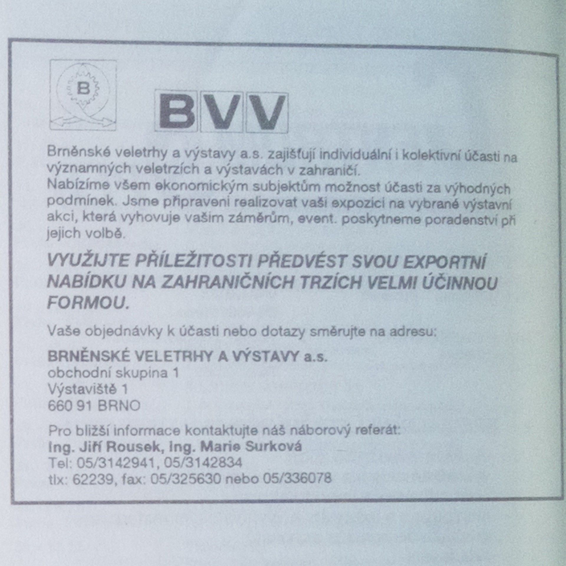 Česká obchodní a. průmyslová komora Jak úspěšně vystavovat na veletrzích