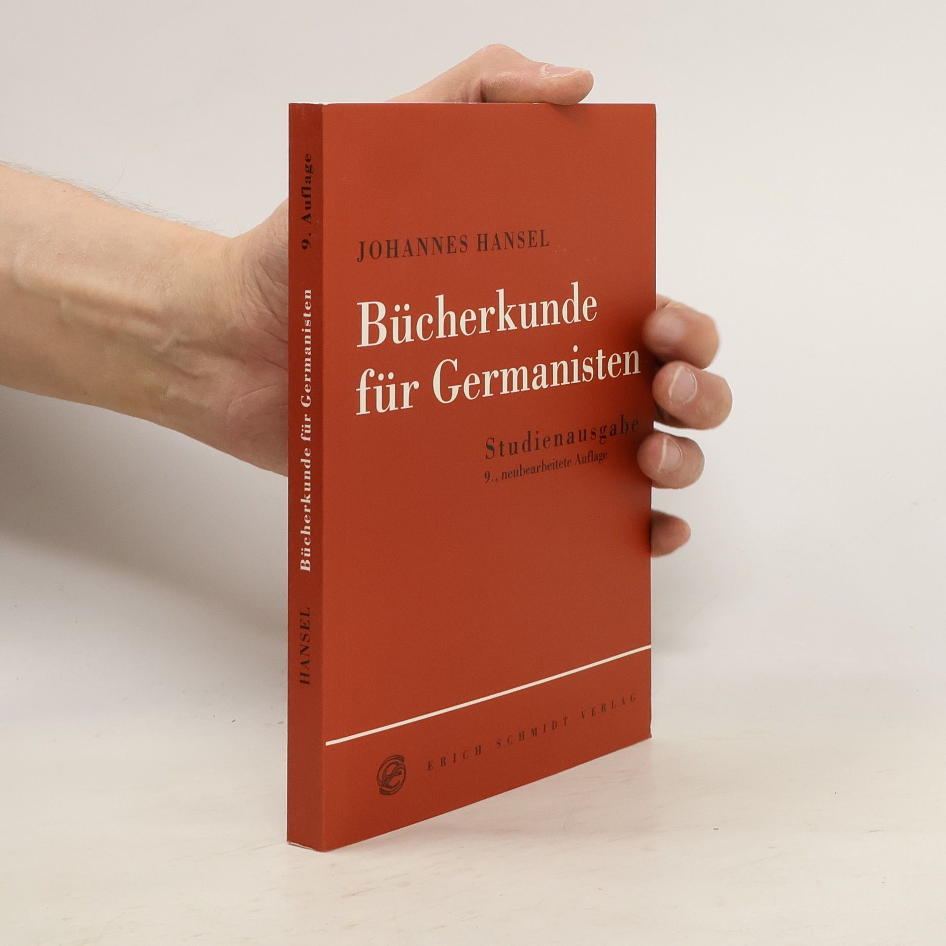 Johannes Hansel Bücherkunde für Germanisten