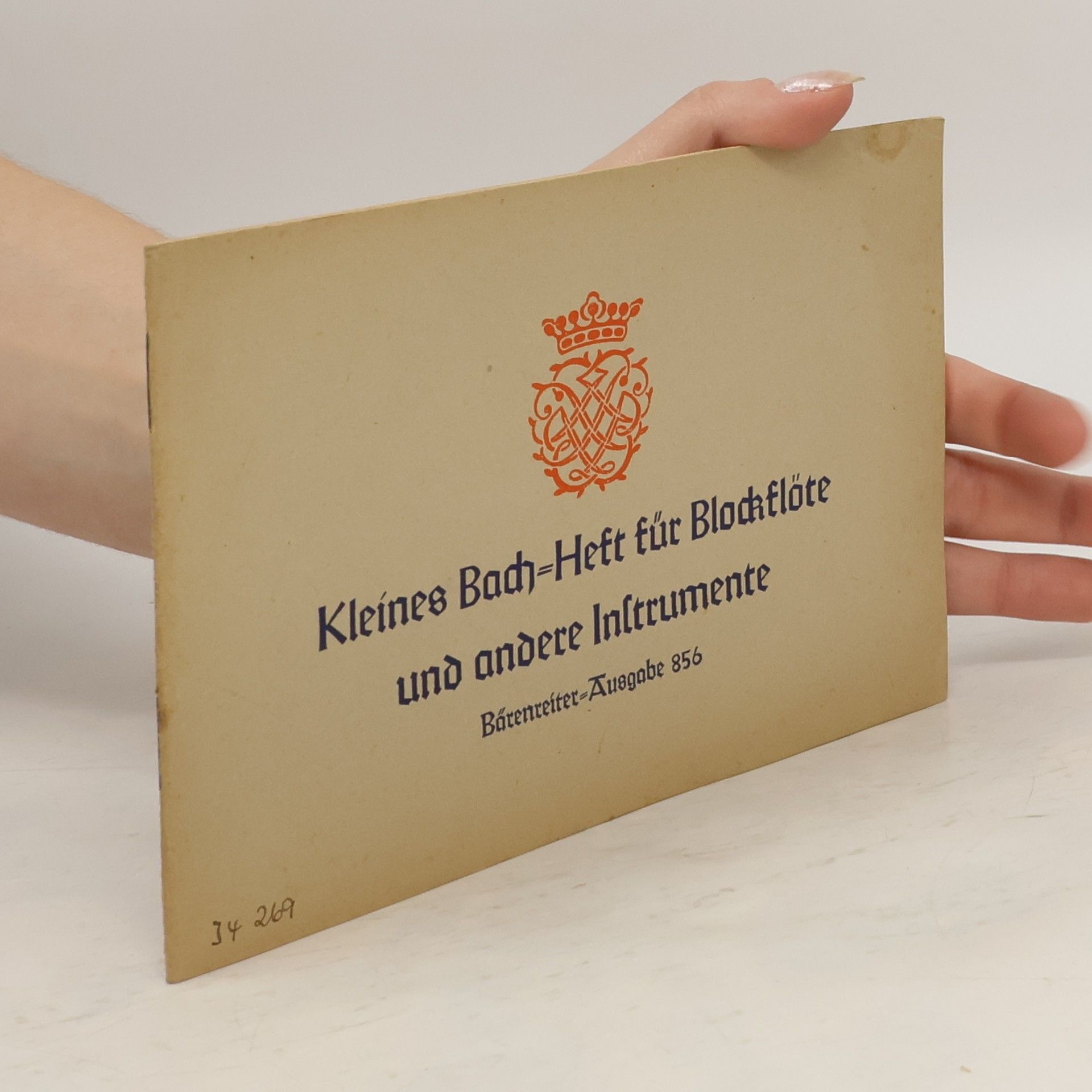 Waldemar Woehl Kleines Bach-Heft für Blockflöte und andere Instrumente
