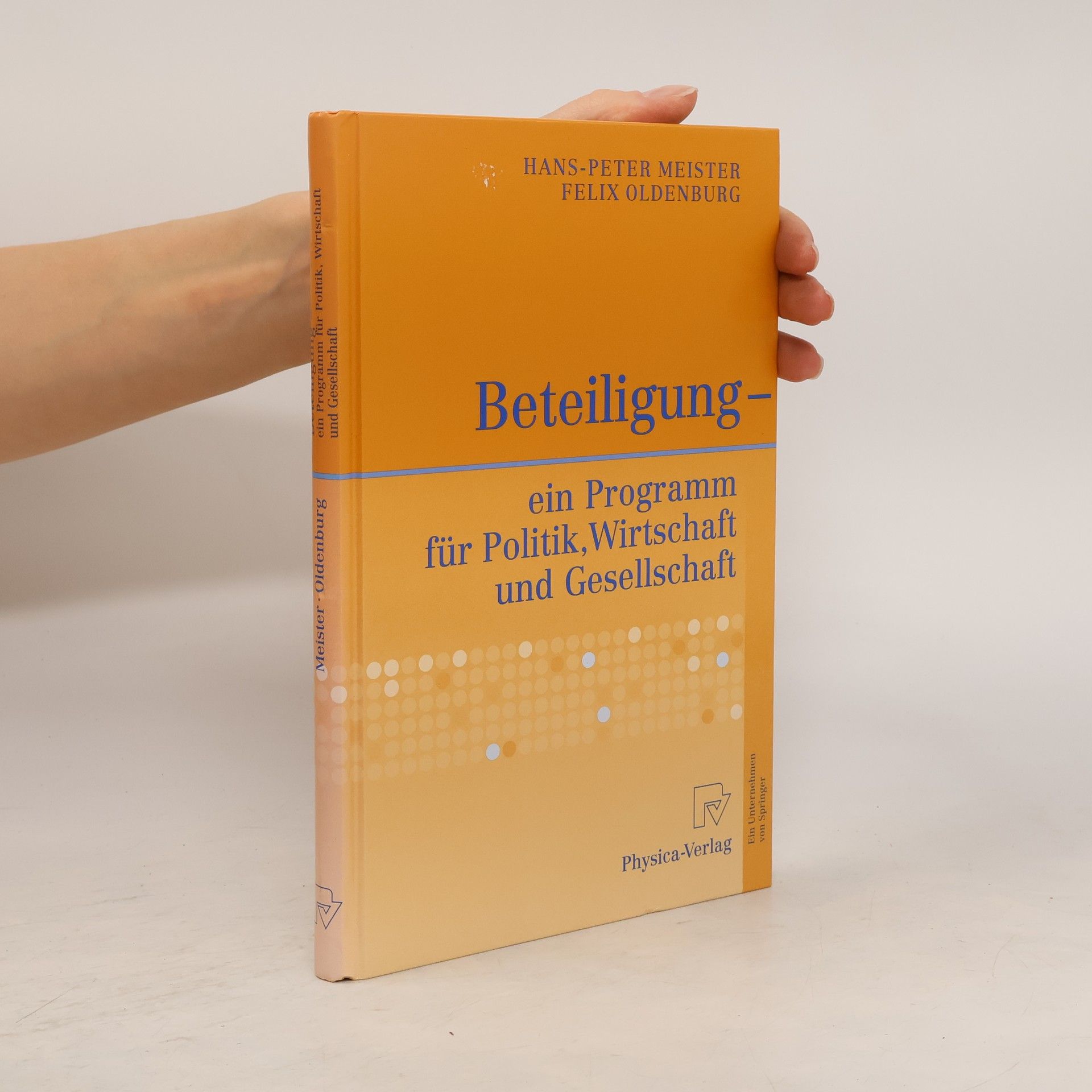 Hans Peter Meister Beteiligung - ein Programm für Politik, Wirtschaft und Gesellschaft