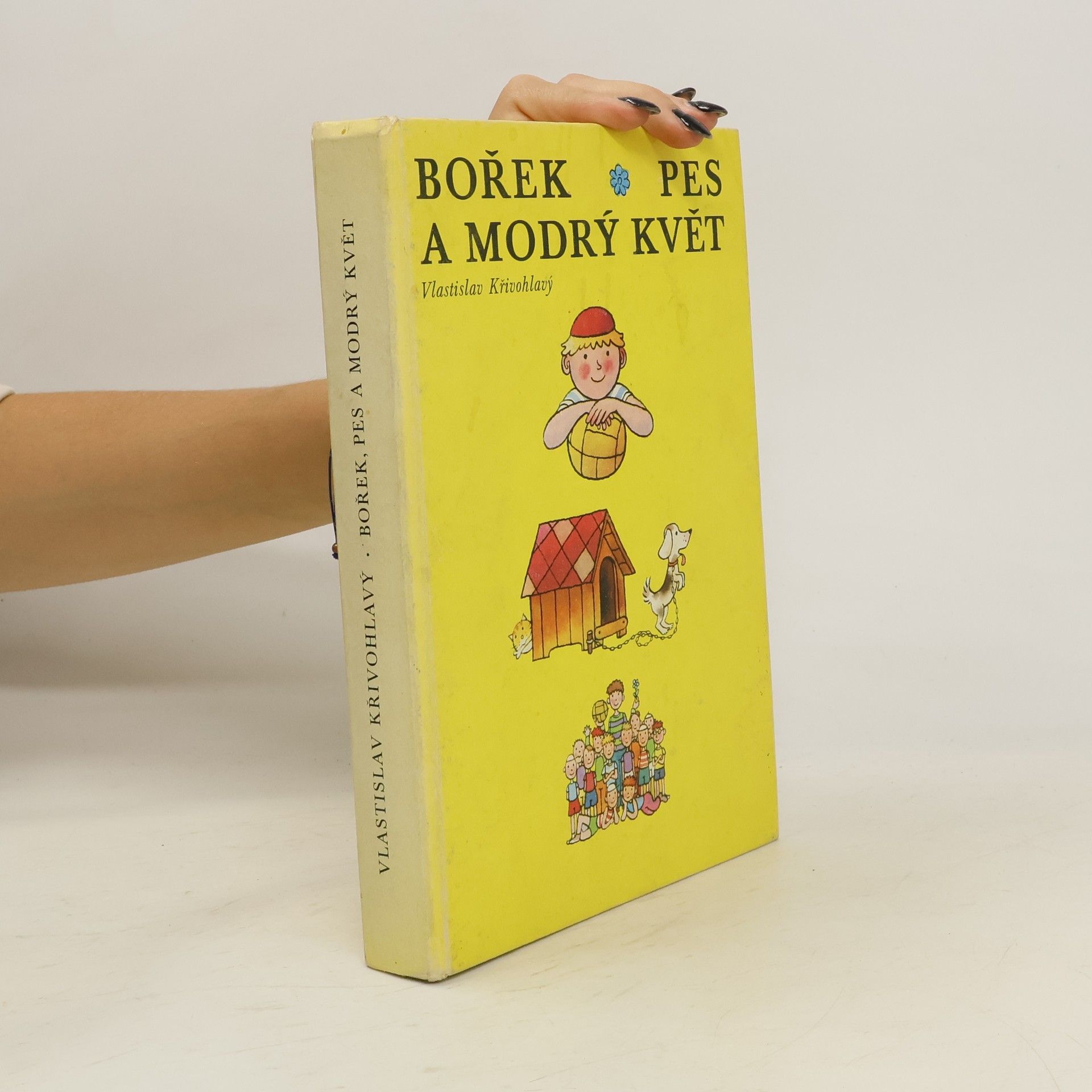 Vlastislav Křivohlavý Bořek, pes a modrý květ