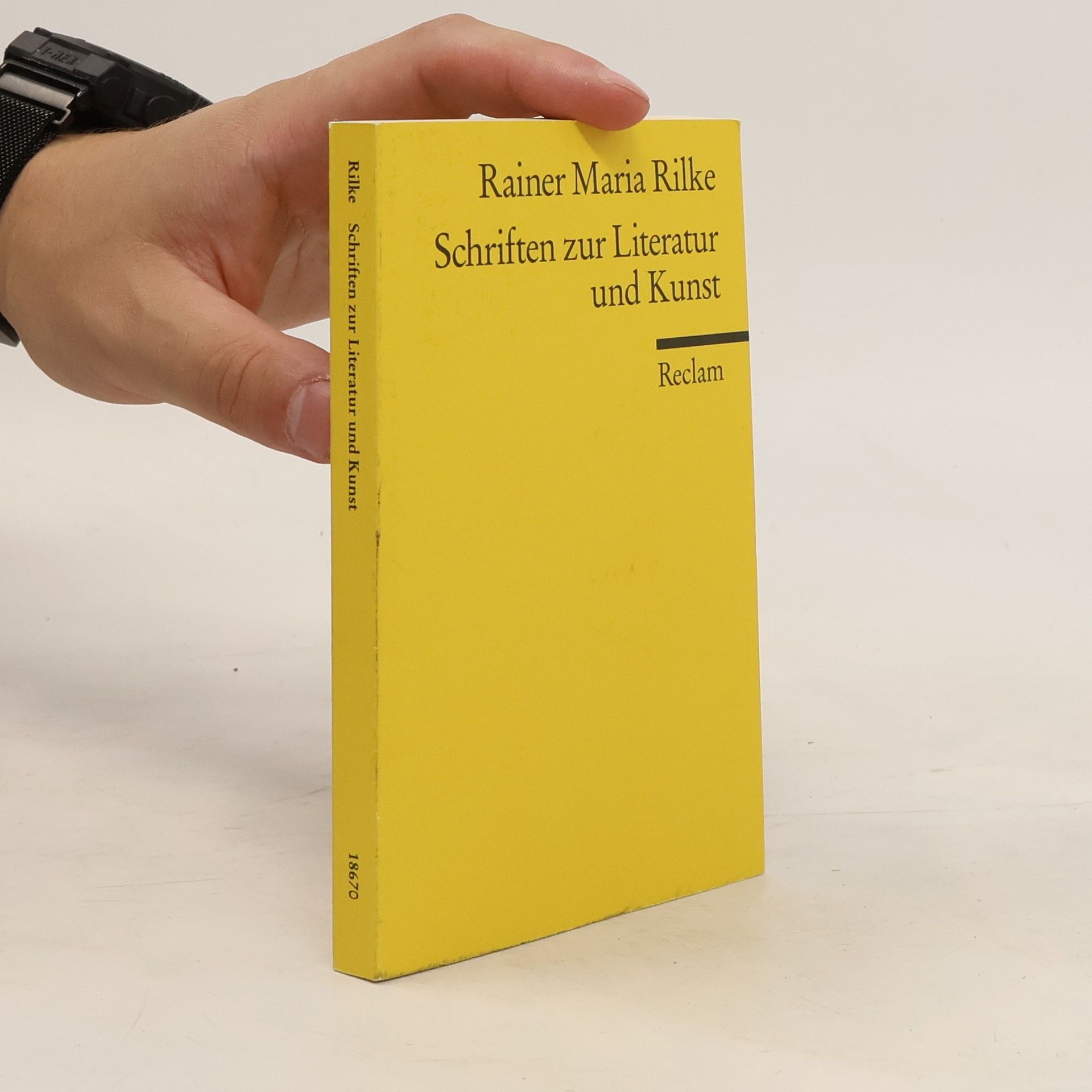 Rainer Maria Rilke Schriften zur Literatur und Kunst