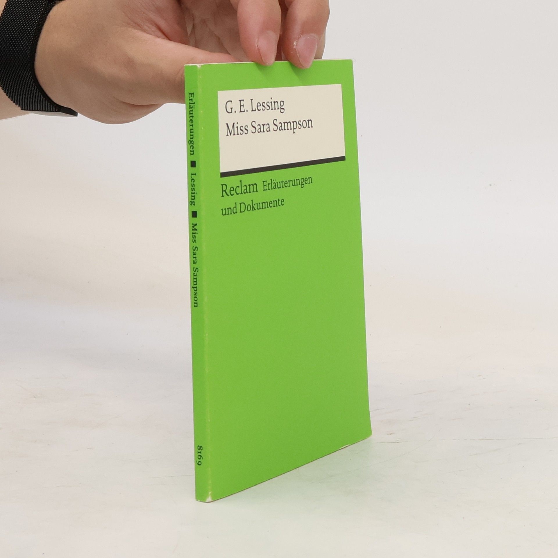 Veronica Richel Gotthold Ephraim Lessing, Miss Sara Sampson