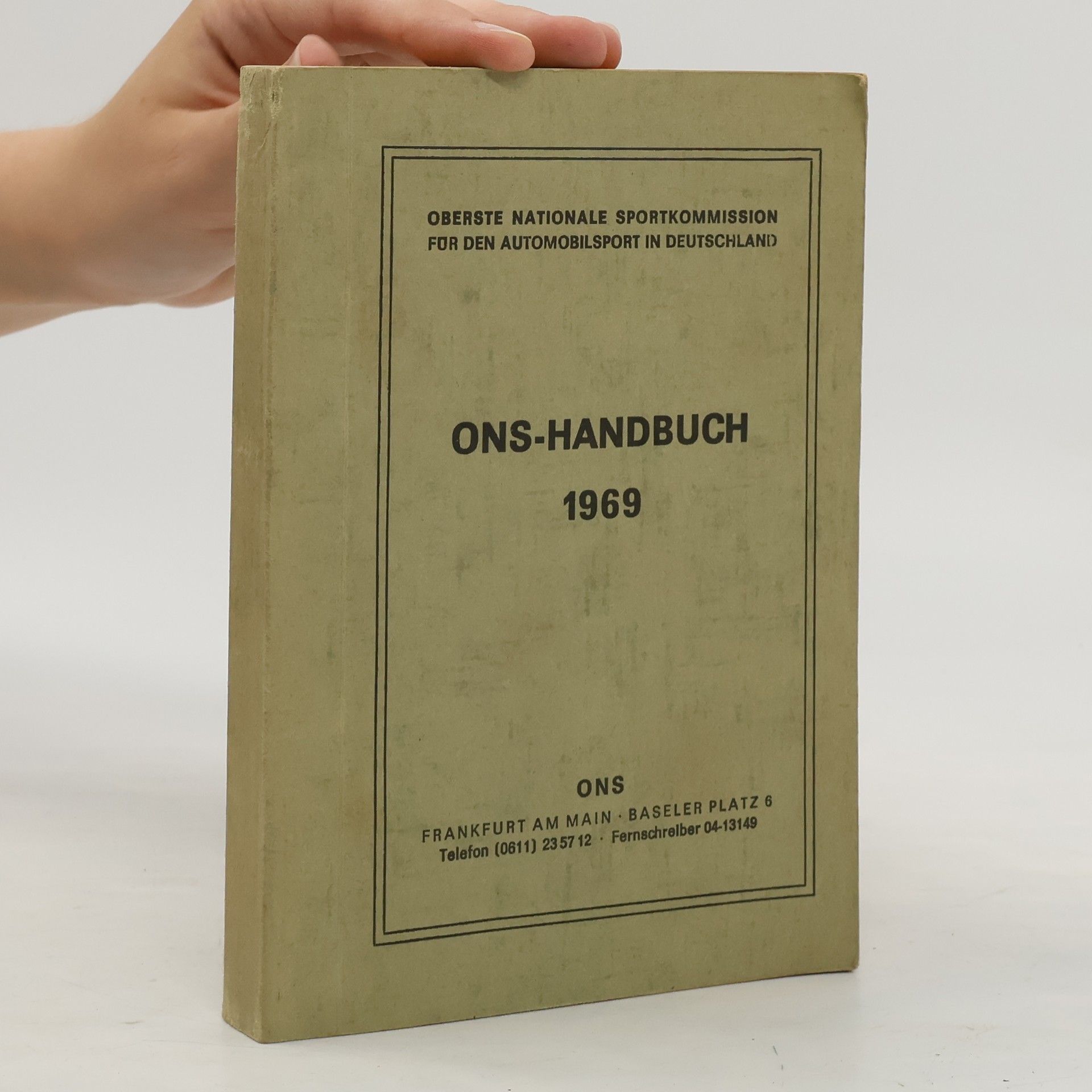 Autorenkollektiv Ons-Handbuch 1969