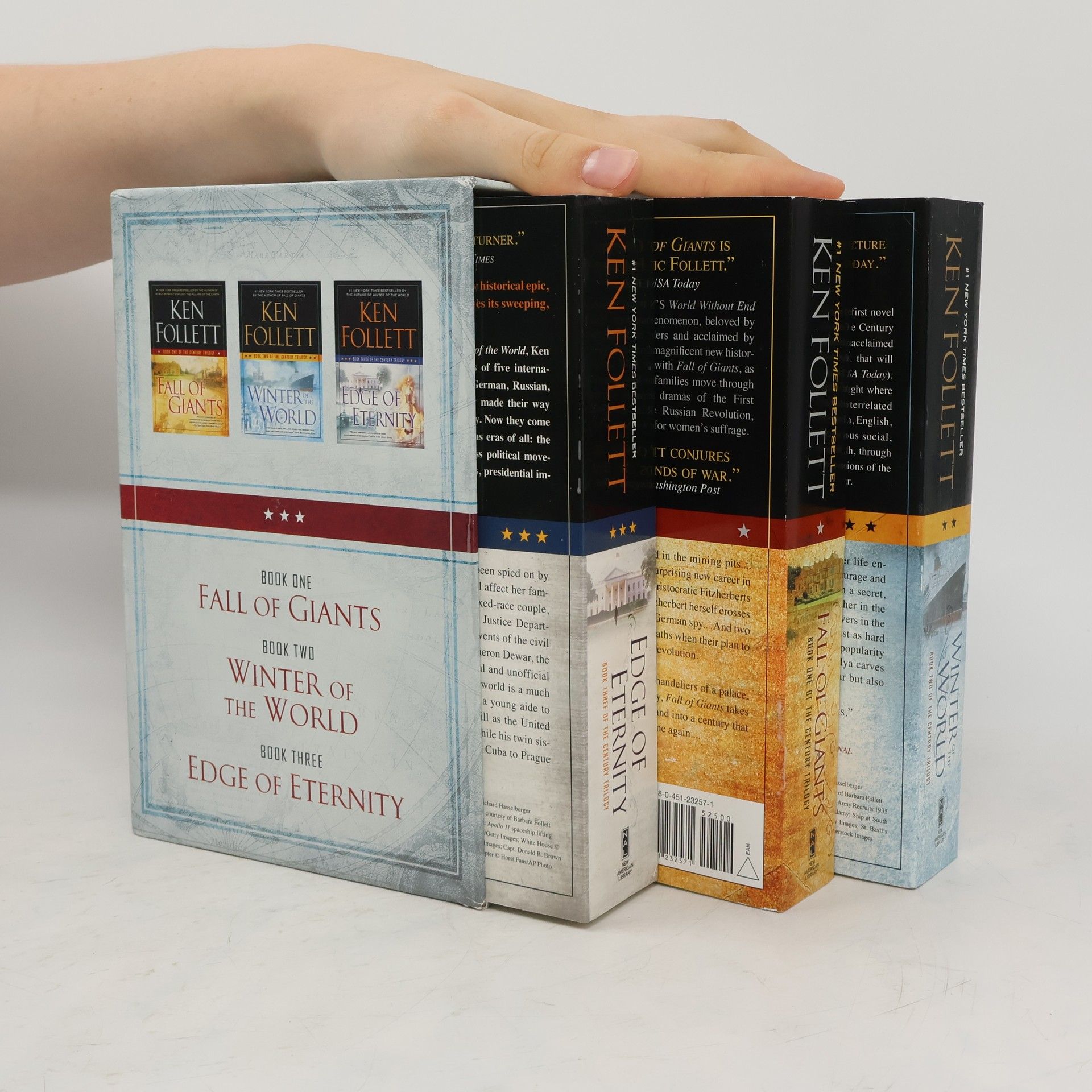 Ken Follett Century Trilogy Trade Paperback Boxed Set Set