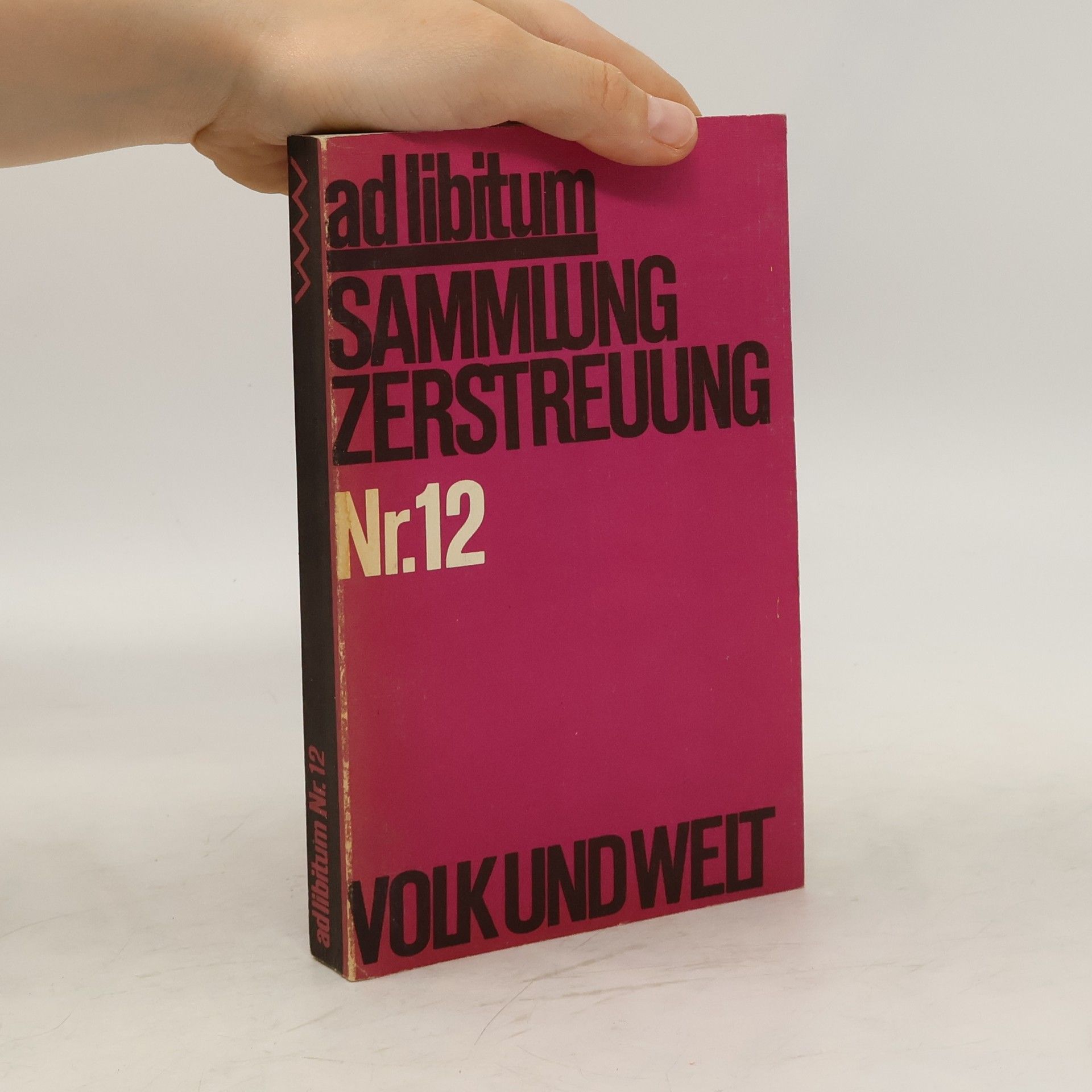 kolektiv Sammlung Zerstreuung Nr. 12
