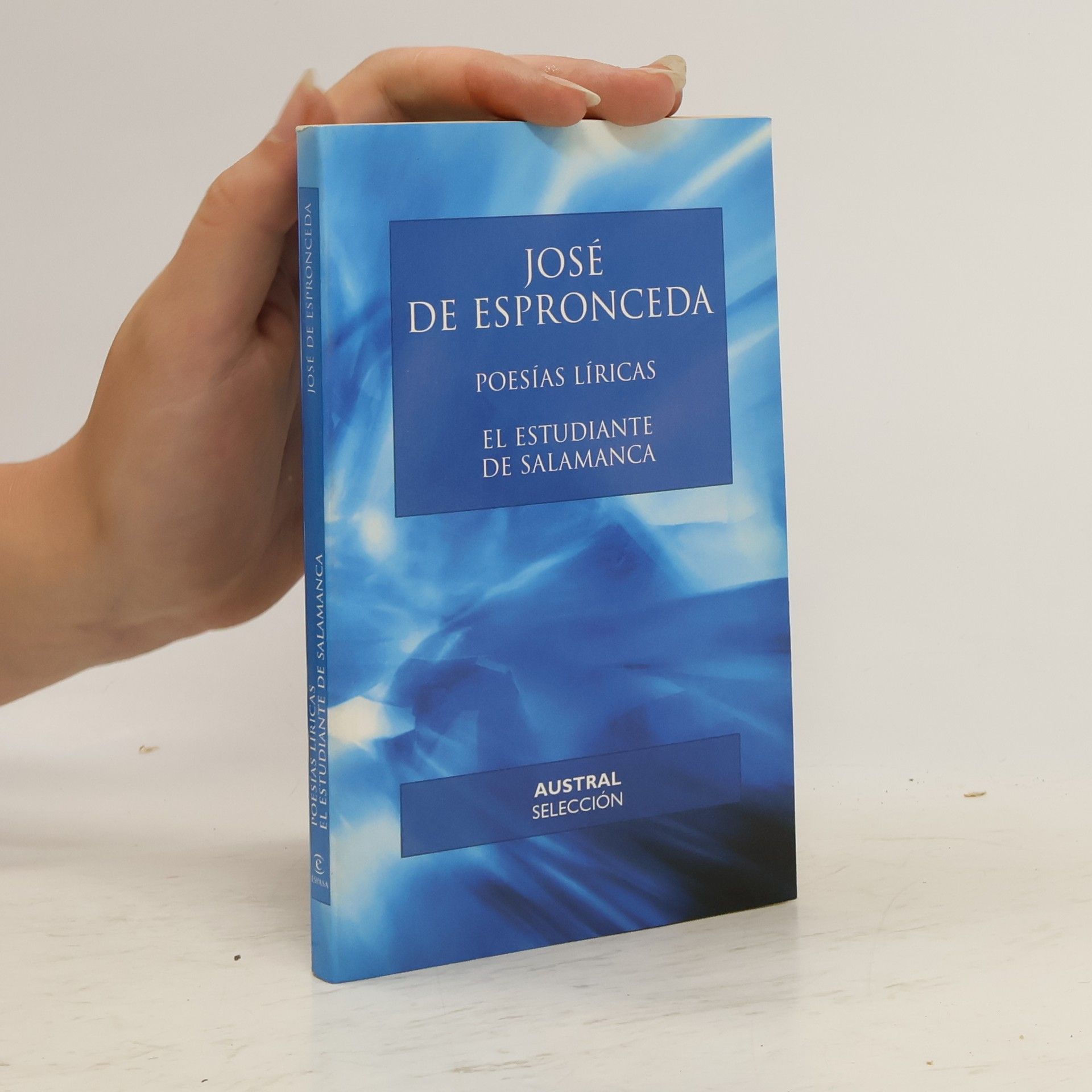 José de Espronceda Poesías líricas