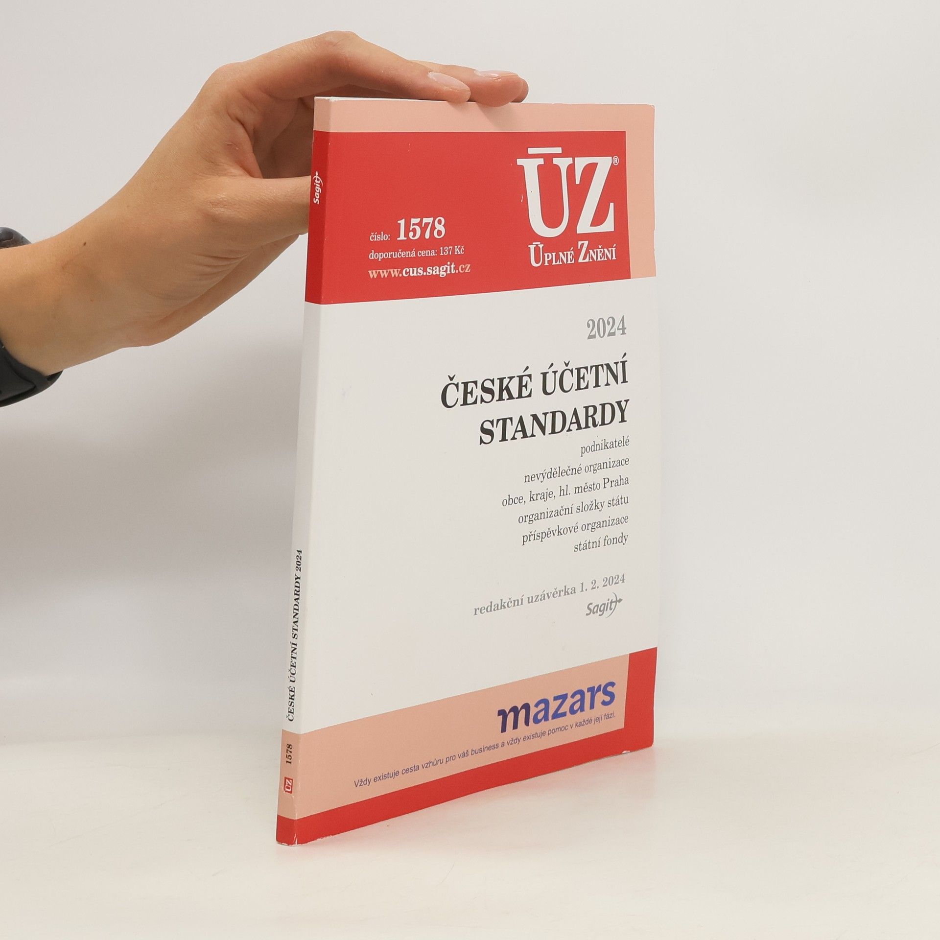 Auteurscollectief Úplné znění 1578. České účetní standardy 2024