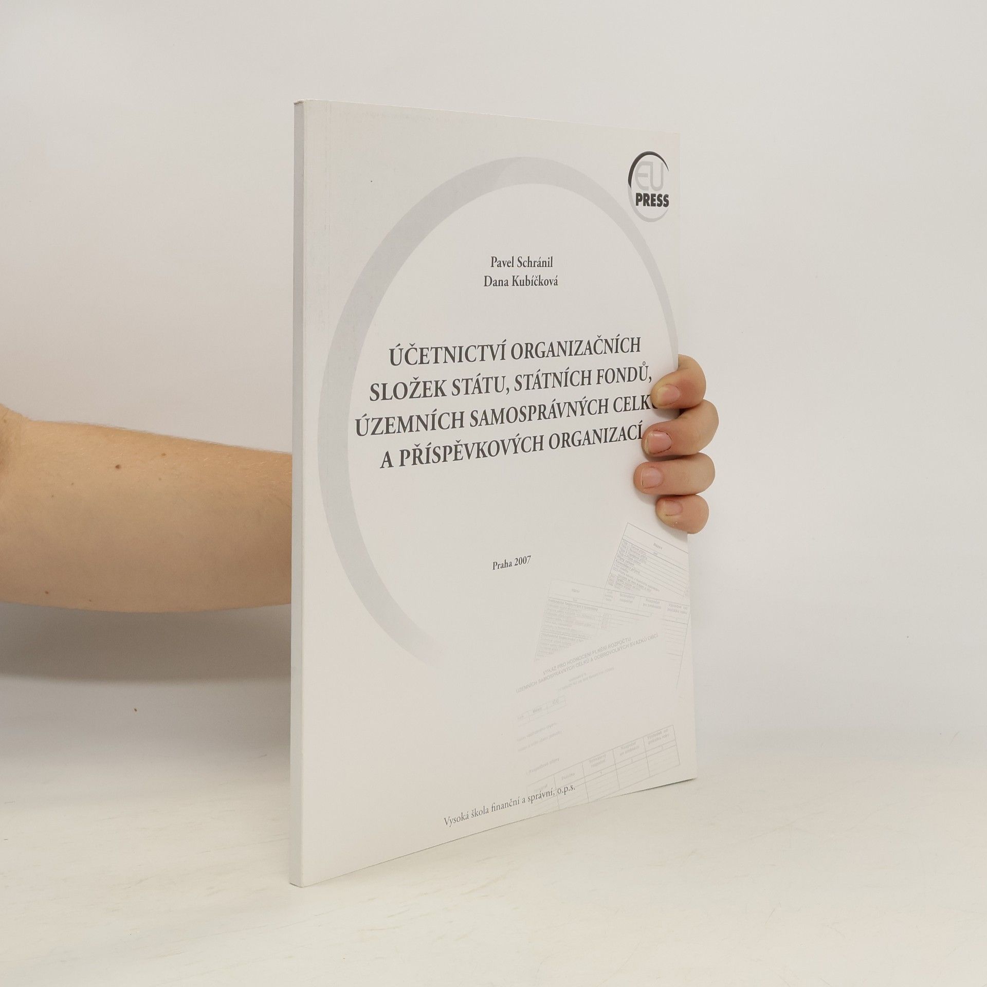 Účetnictví organizačních složek státu, státních fondů, územních samosprávných celků a příspěvkových organizací