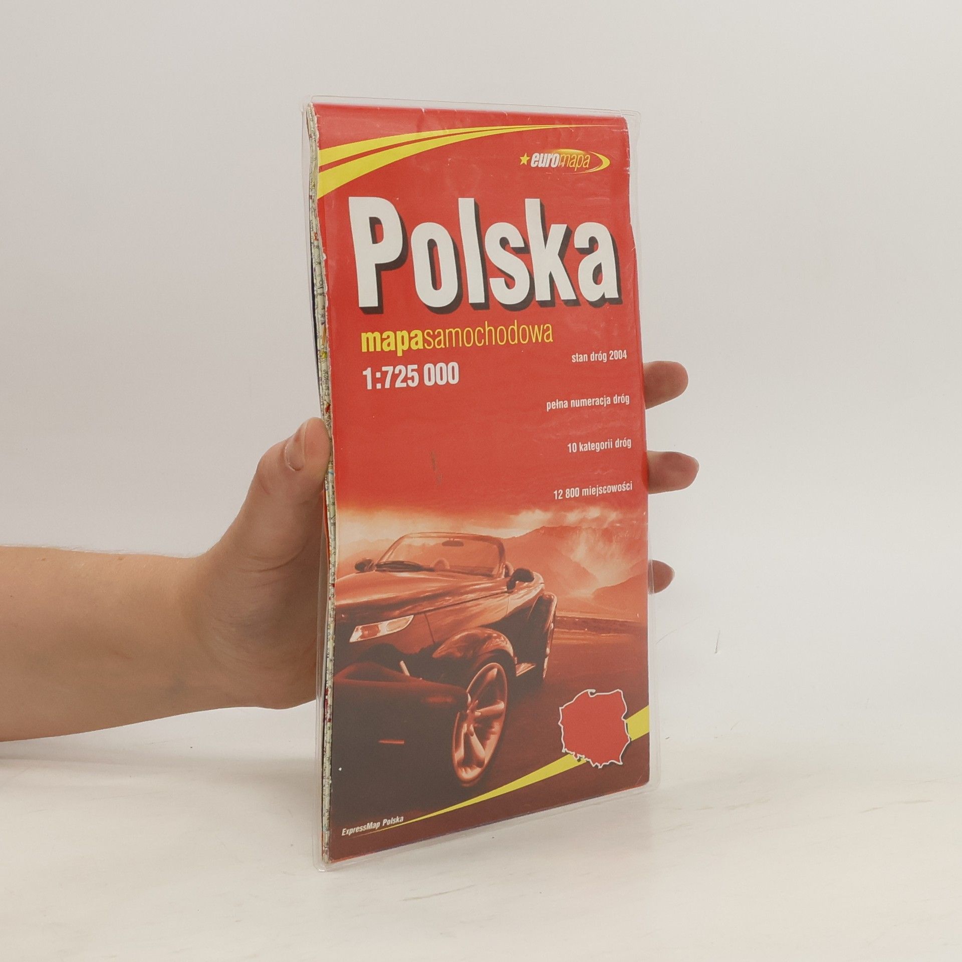 AA.VV. Polska 1:725 000 mapa samochodowa