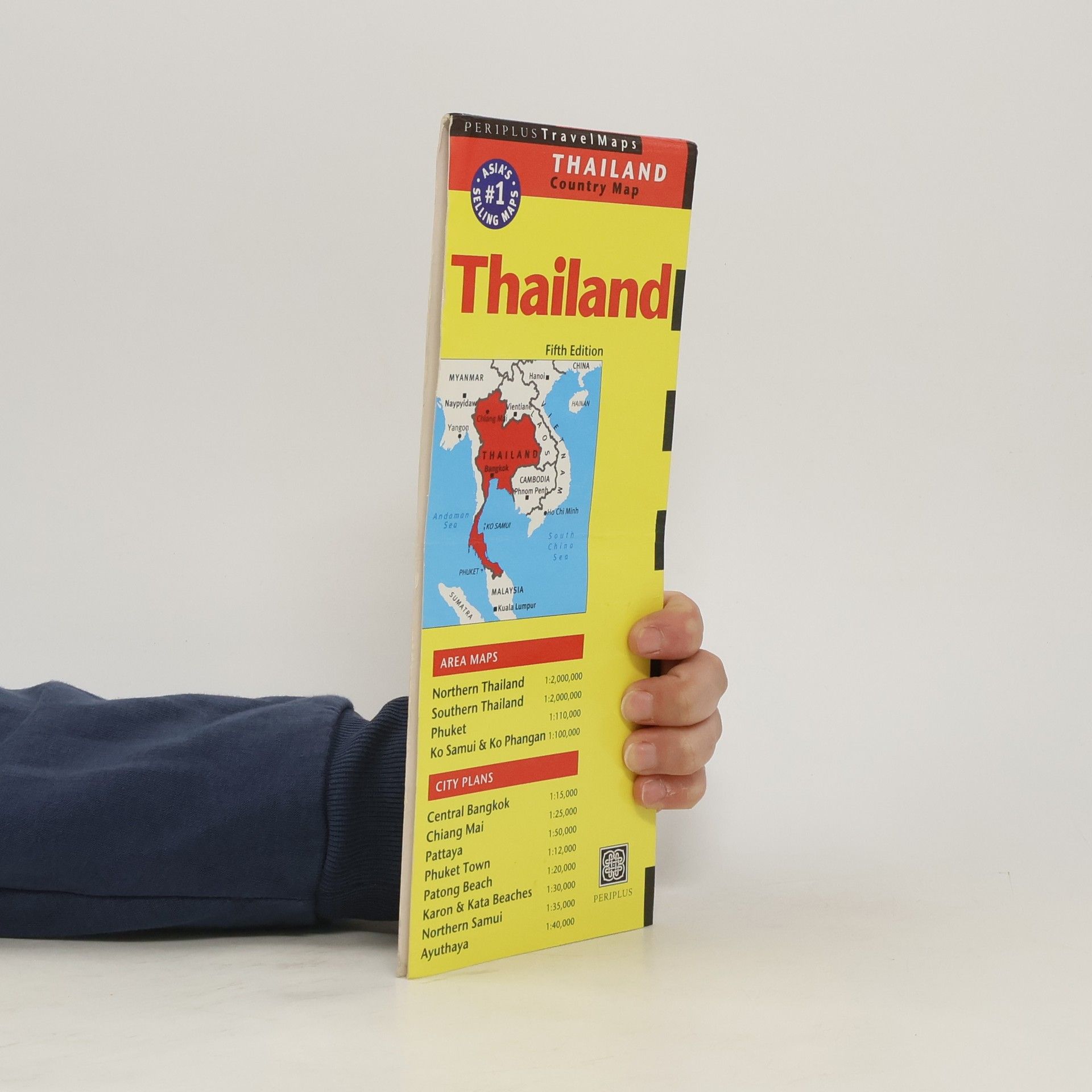 kolektiv Periplus Travel Maps Thailand Country Map