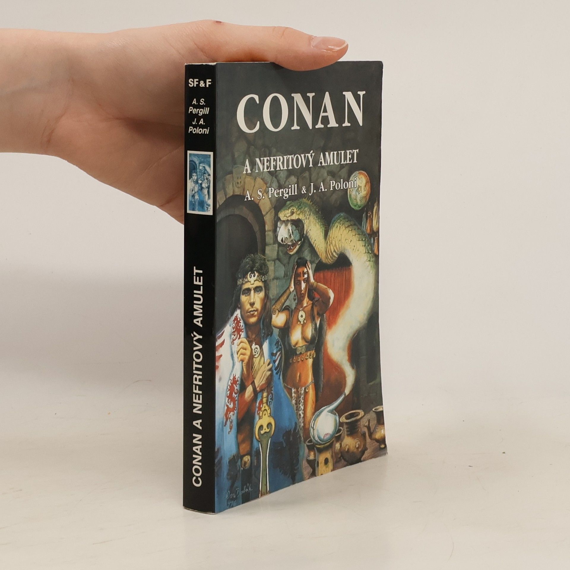 Albert Simon Pergill Conan a nefritový amulet