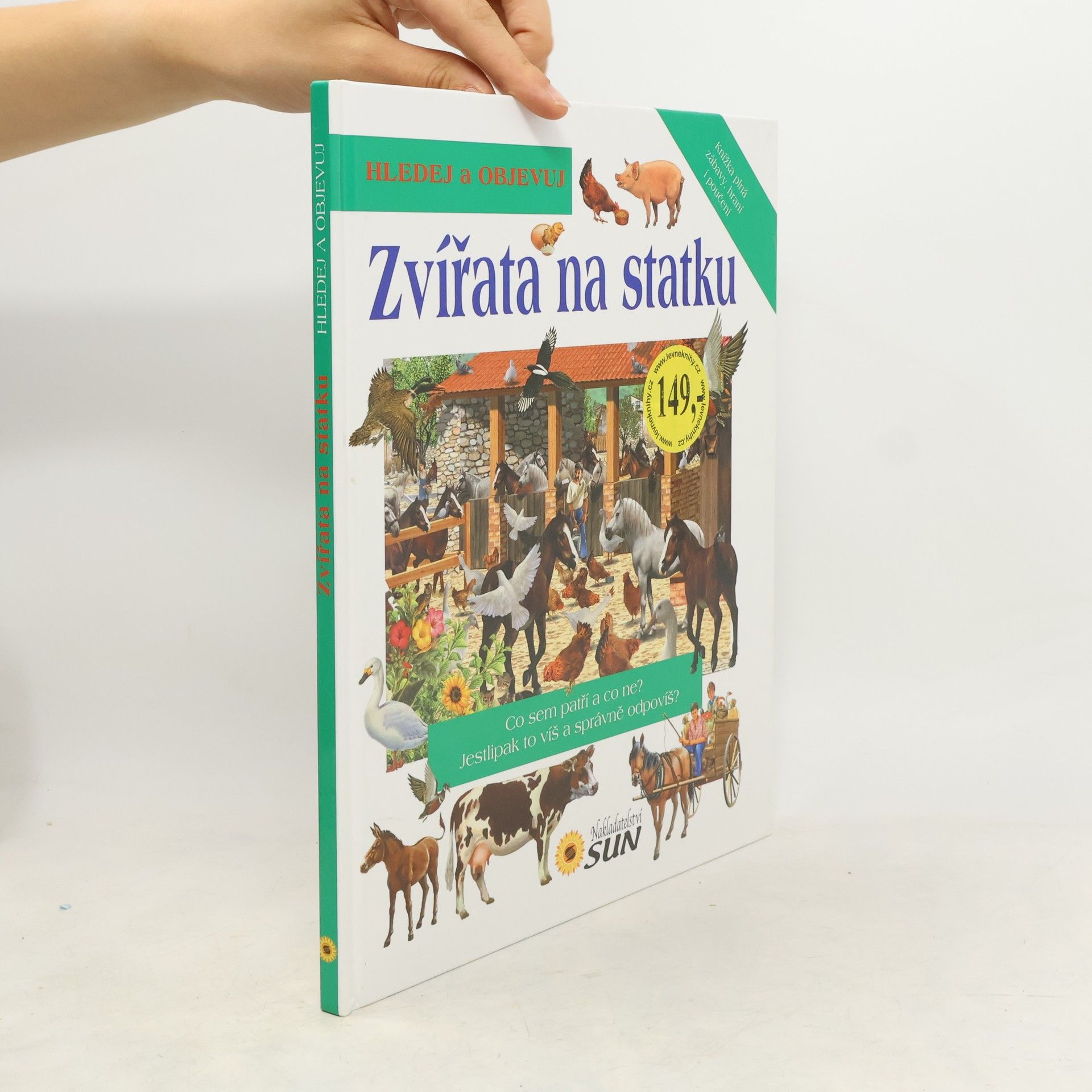 Collectif d'auteurs Zvířata na statku - Hledej a objevuj