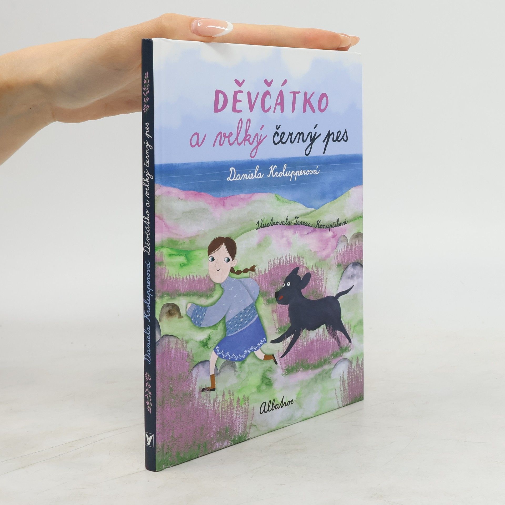 Daniela Krolupperová Děvčátko a velký černý pes