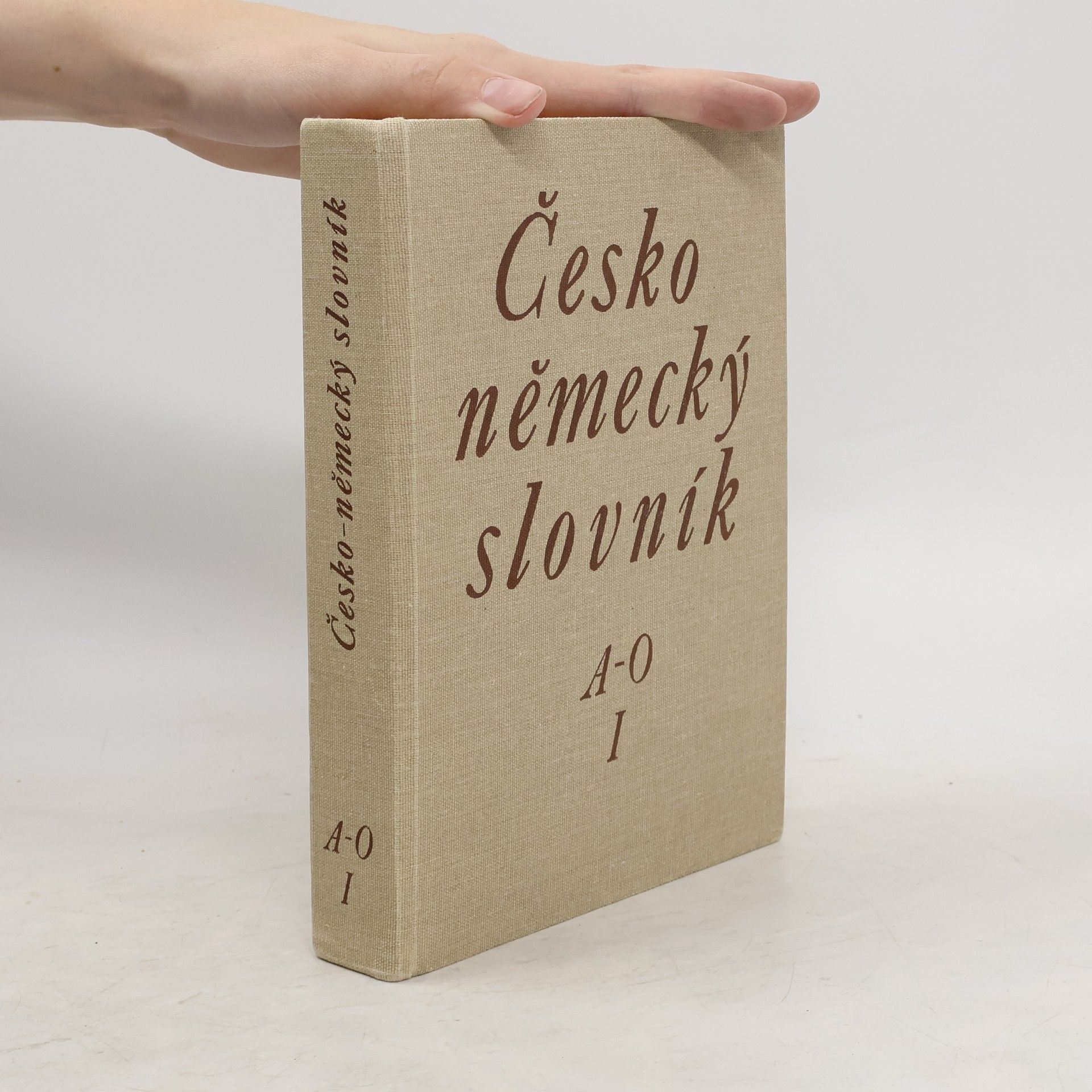 Hugo Siebenschein Česko-německý slovník. [Díl 1], A-O