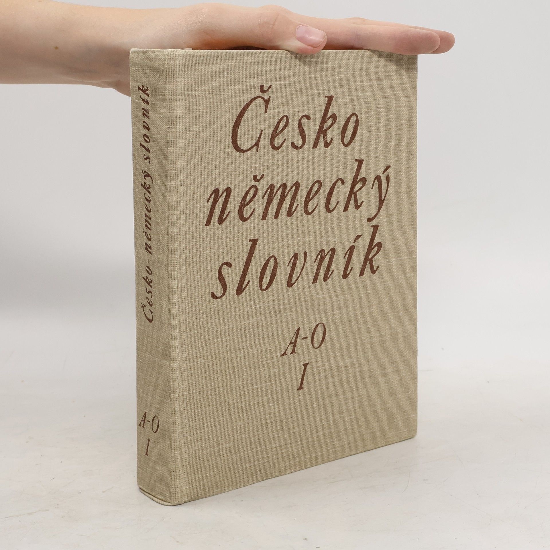 Hugo Siebenschein Česko-německý slovník I. A-O