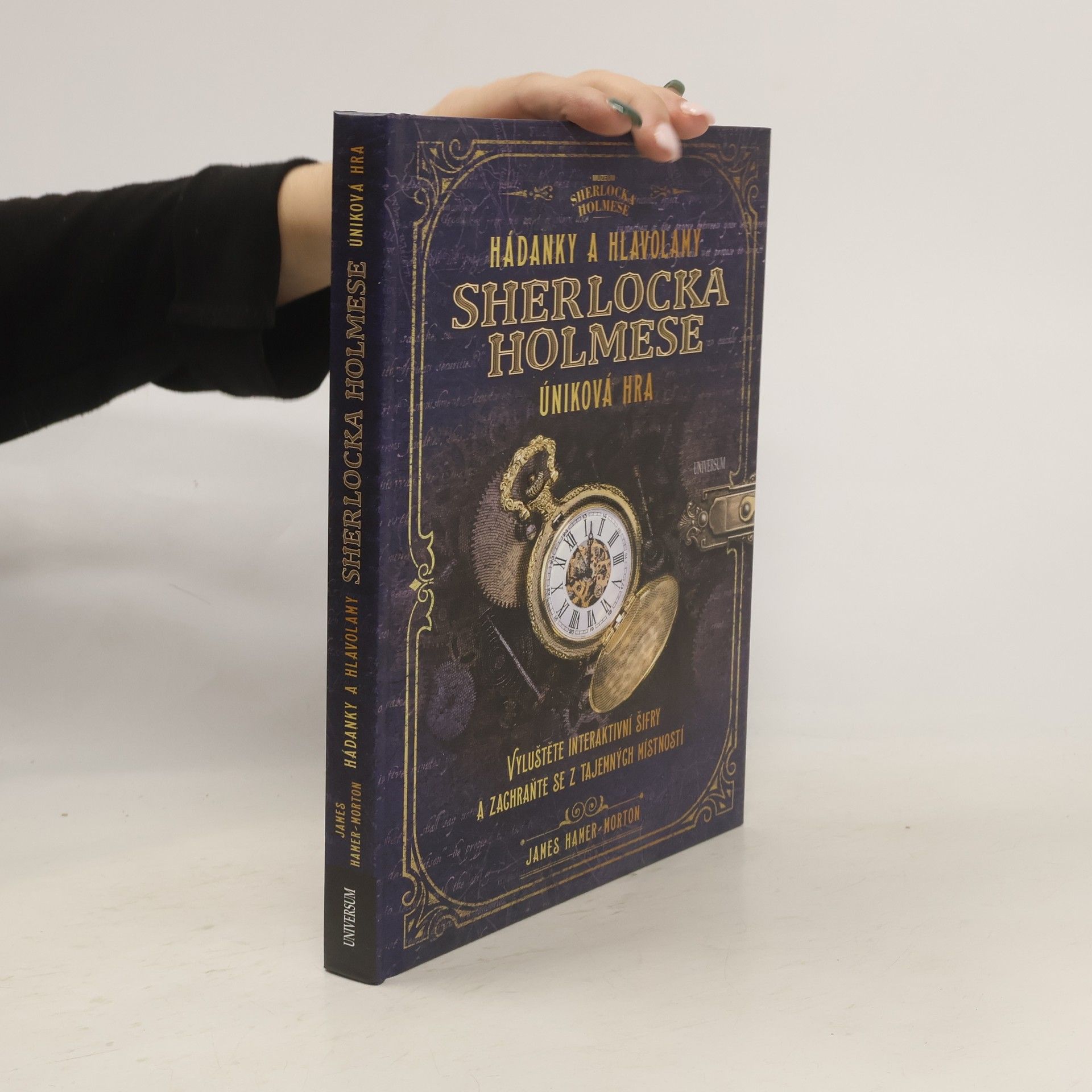 James Hamer-Morton Hádanky a hlavolamy Sherlocka Holmese – úniková hra