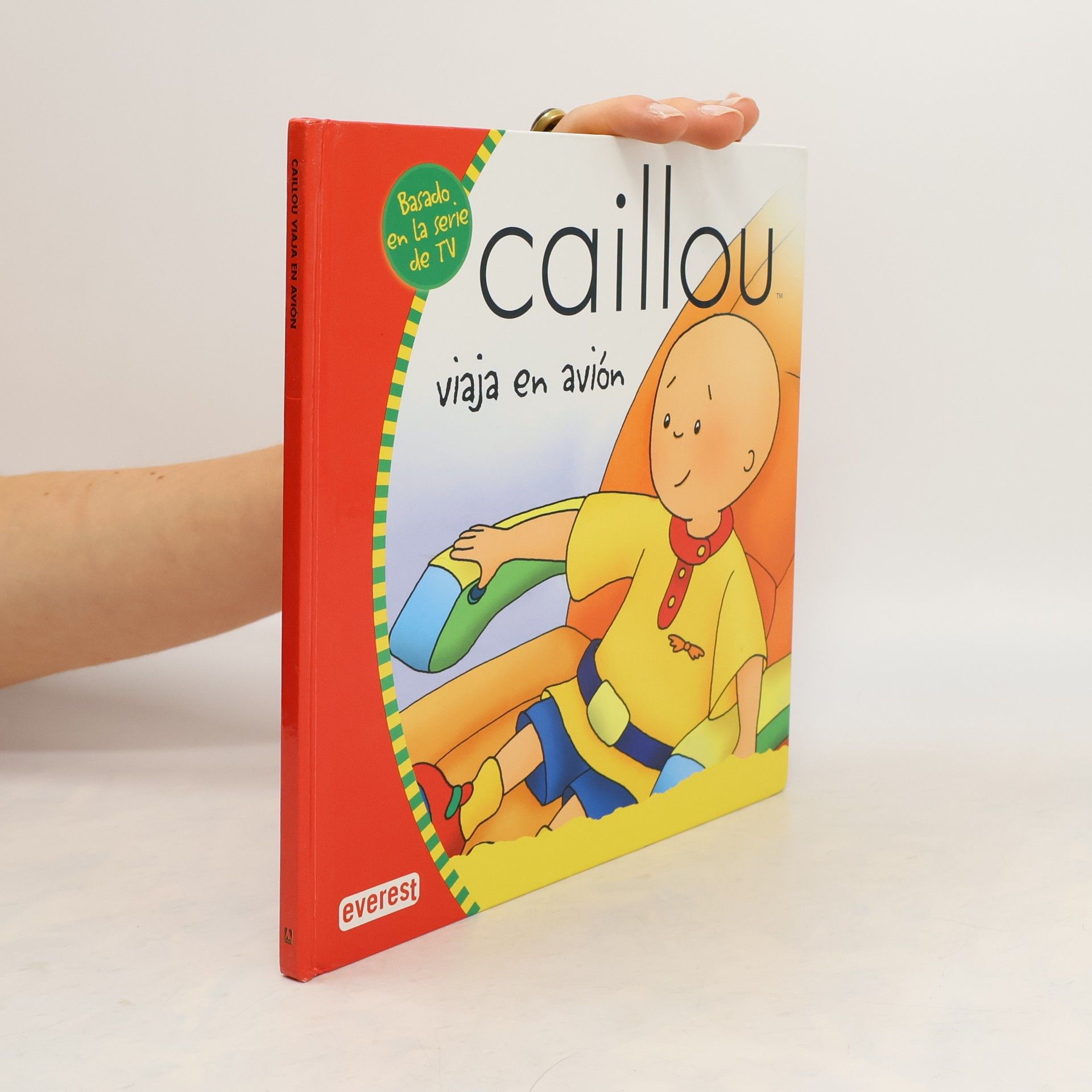 kolektiv Caillou viaja en avión