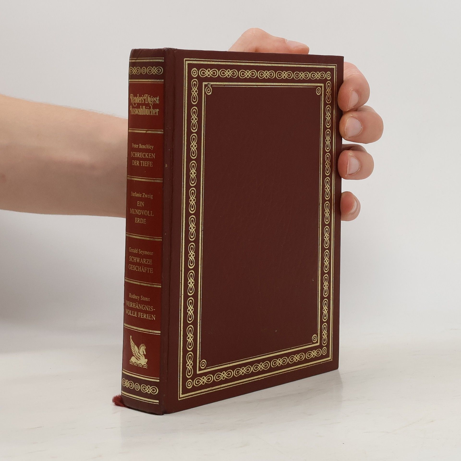 Stefanie Zweig Reader's Digest Auswahlbücher. Schrecken der Tiefe. Ein Mundvoll Erde. Schwarze Geschäfte. Verhängnisvolle Ferien