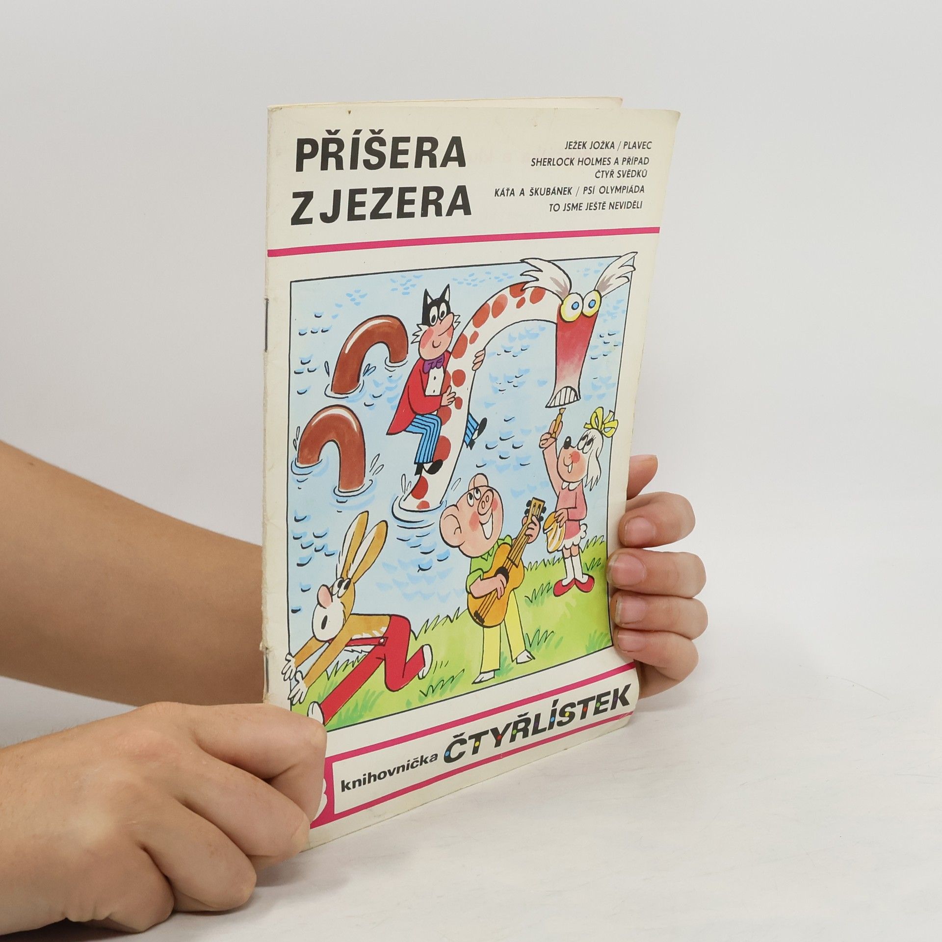 Jaroslav Němeček Čtyřlístek. Příšera z jezera. 134/1986