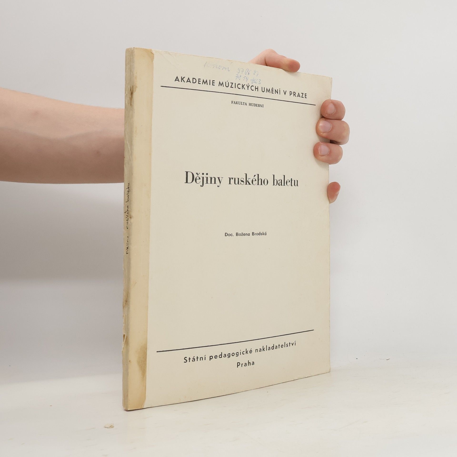 Božena Brodská Dějiny ruského baletu