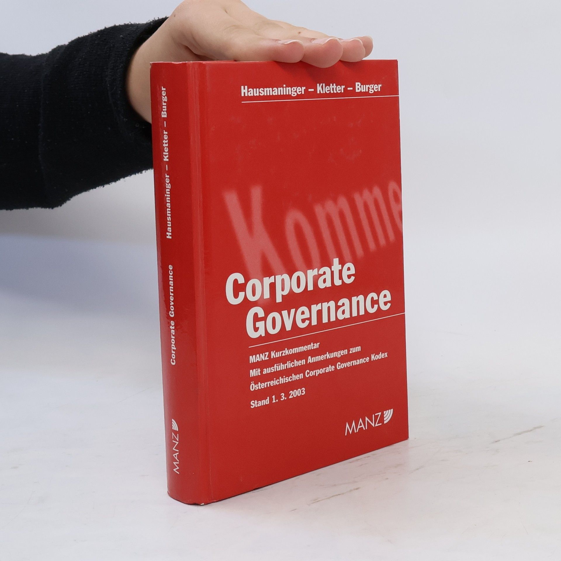 Christian Hausmaninger Der österreichische Corporate-Governance-Kodex