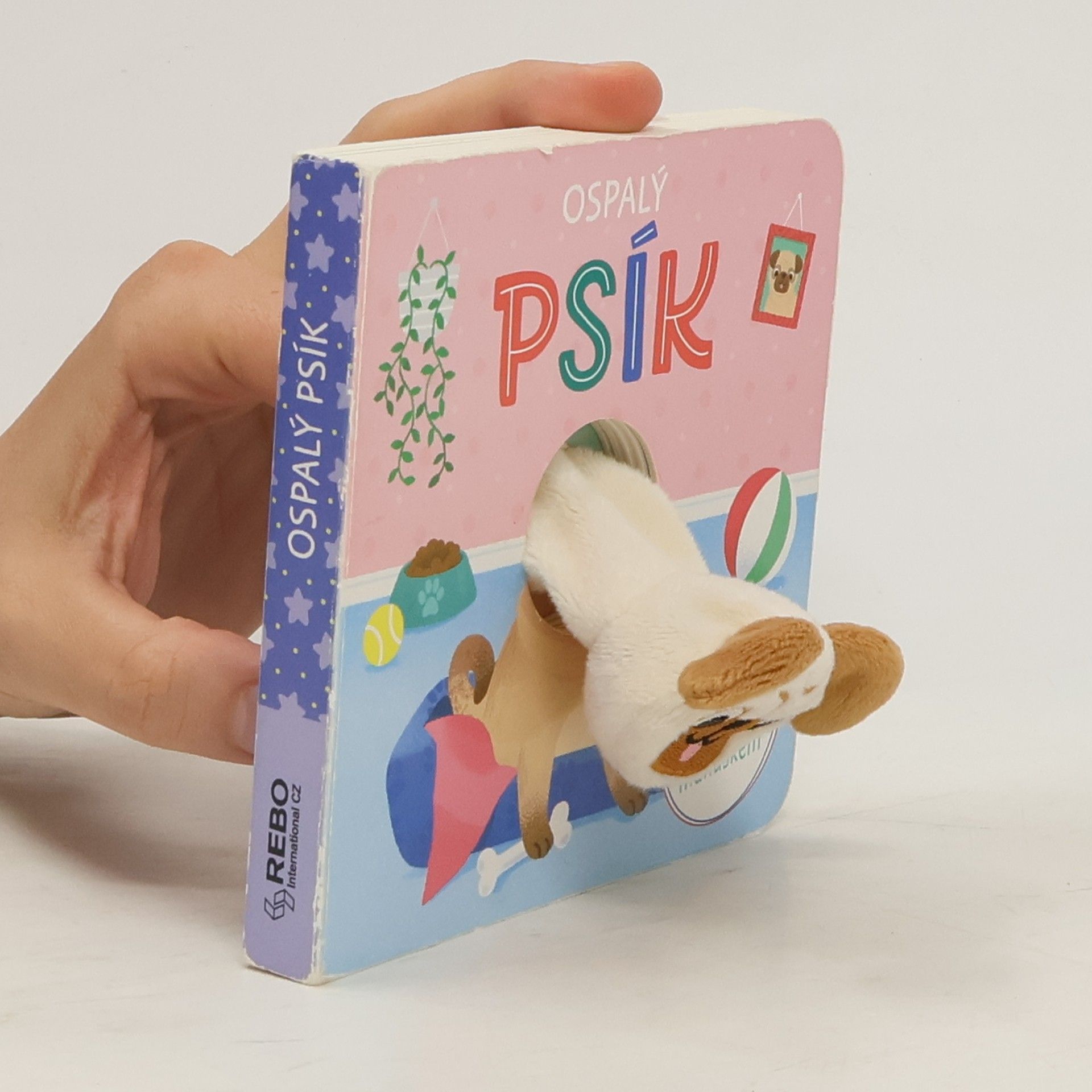Rebo Ospalý psík - Knížka s prstovým maňá