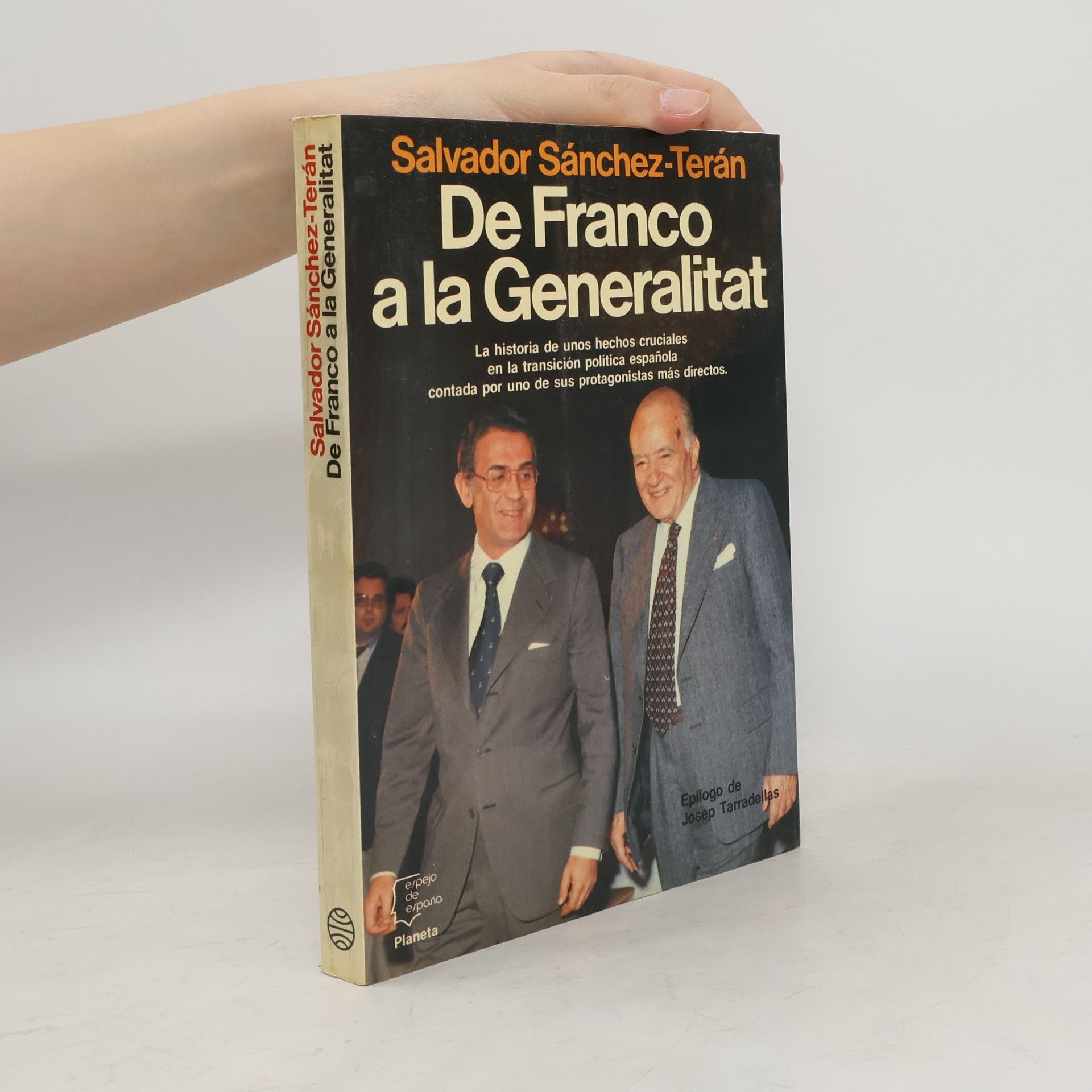 Salvador Sánchez-Terán De Franco a la Generalitat