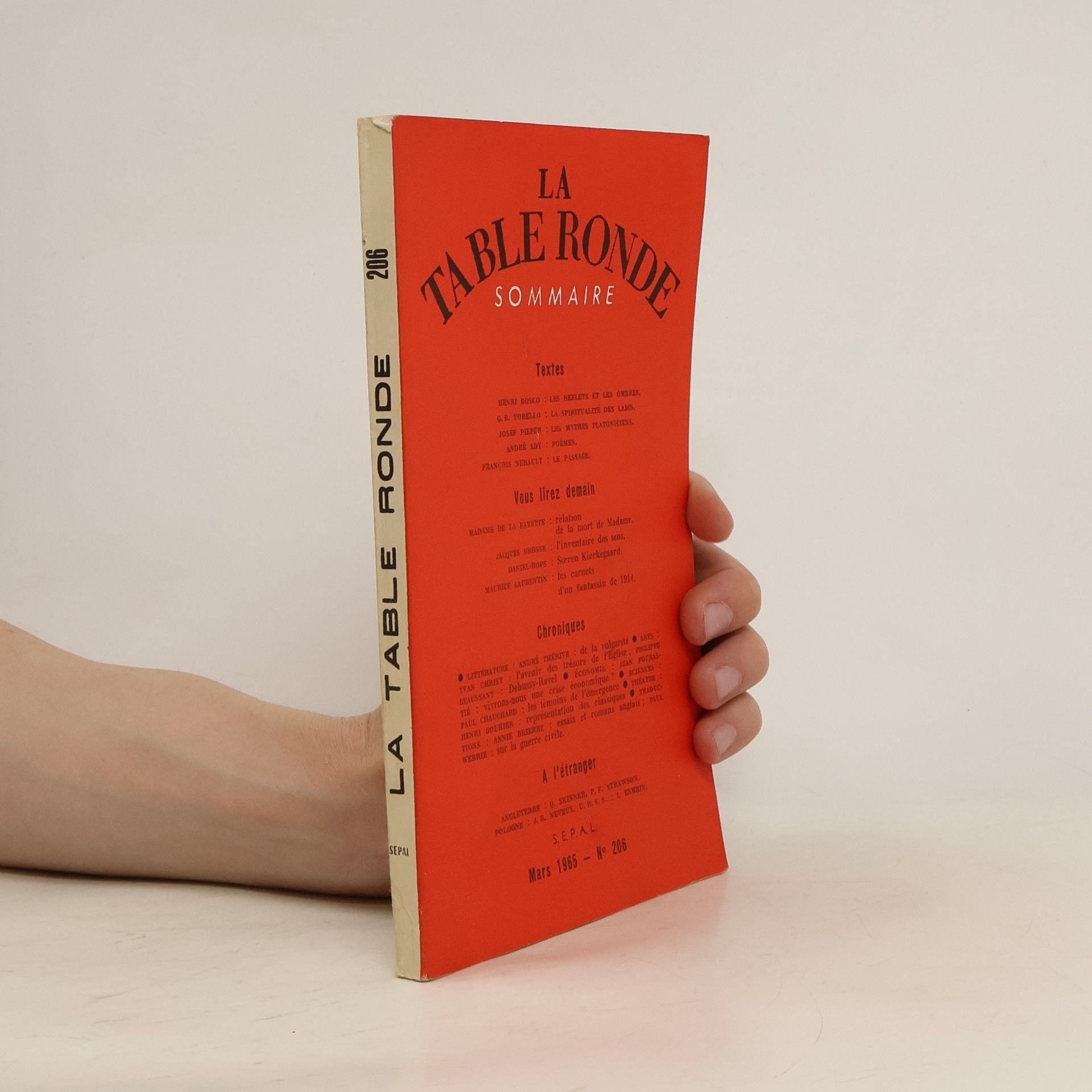 Collectif d'auteurs La table ronde