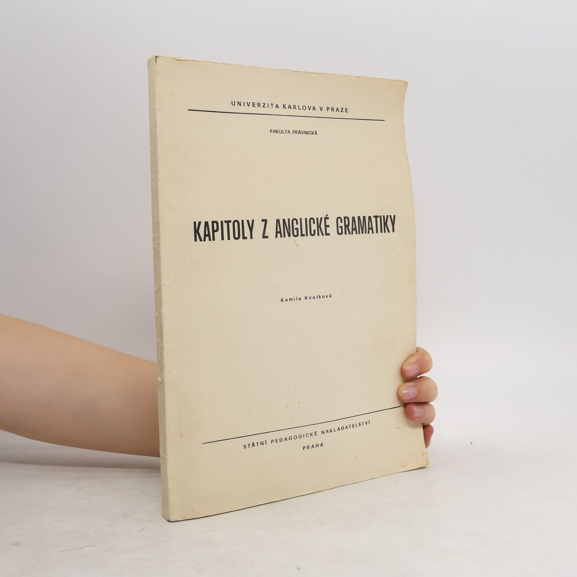 Kamila Knotková Kapitoly z anglické gramatiky