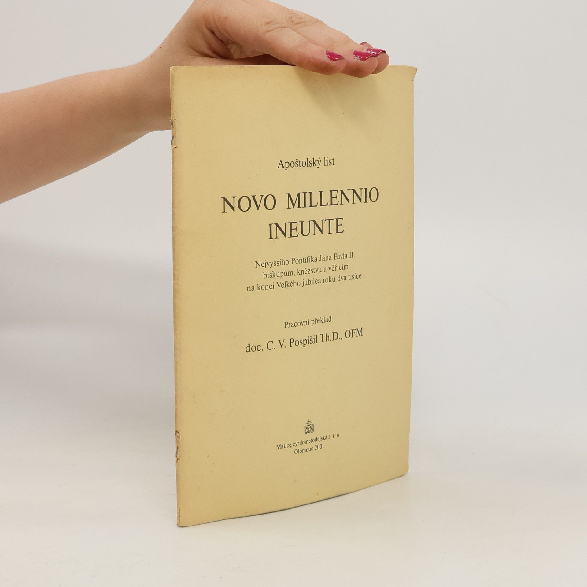 Ctirad Václav Pospíšil Novo millennio ineunte