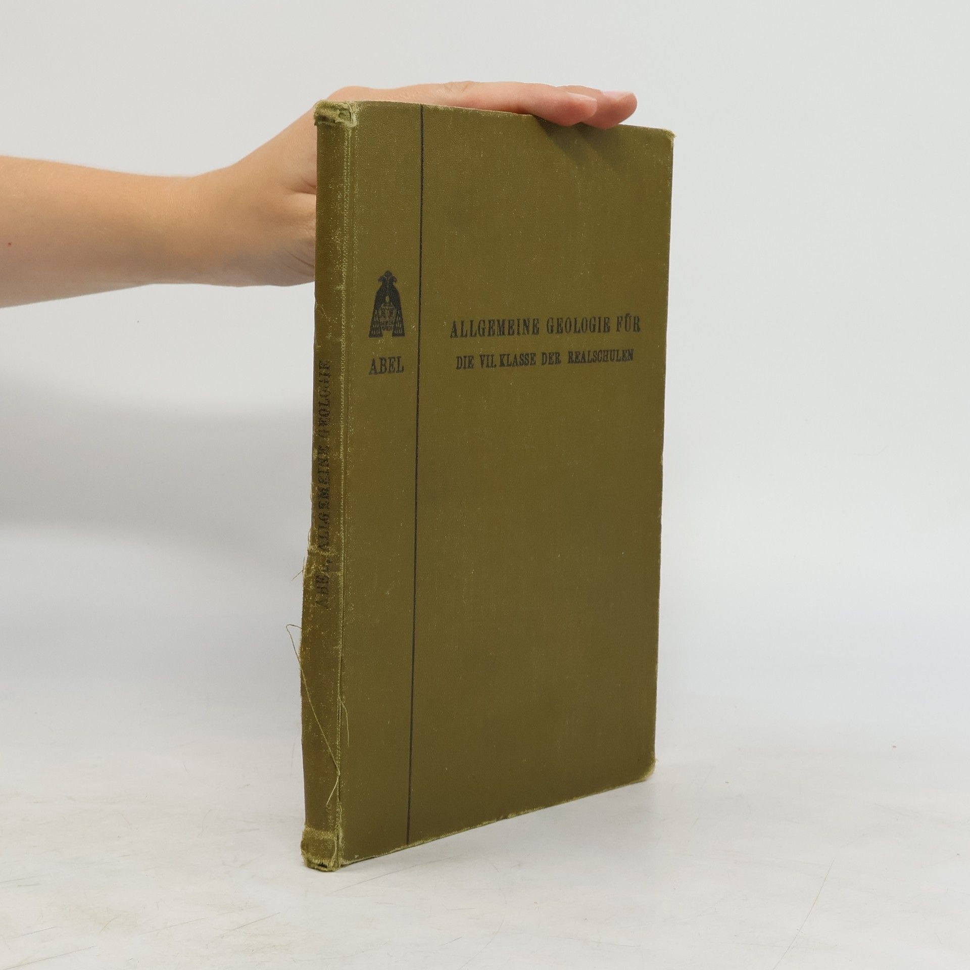 O. Abel Allgemeine Geologie. Bau und Geschichte der Erde and ihres Lebens