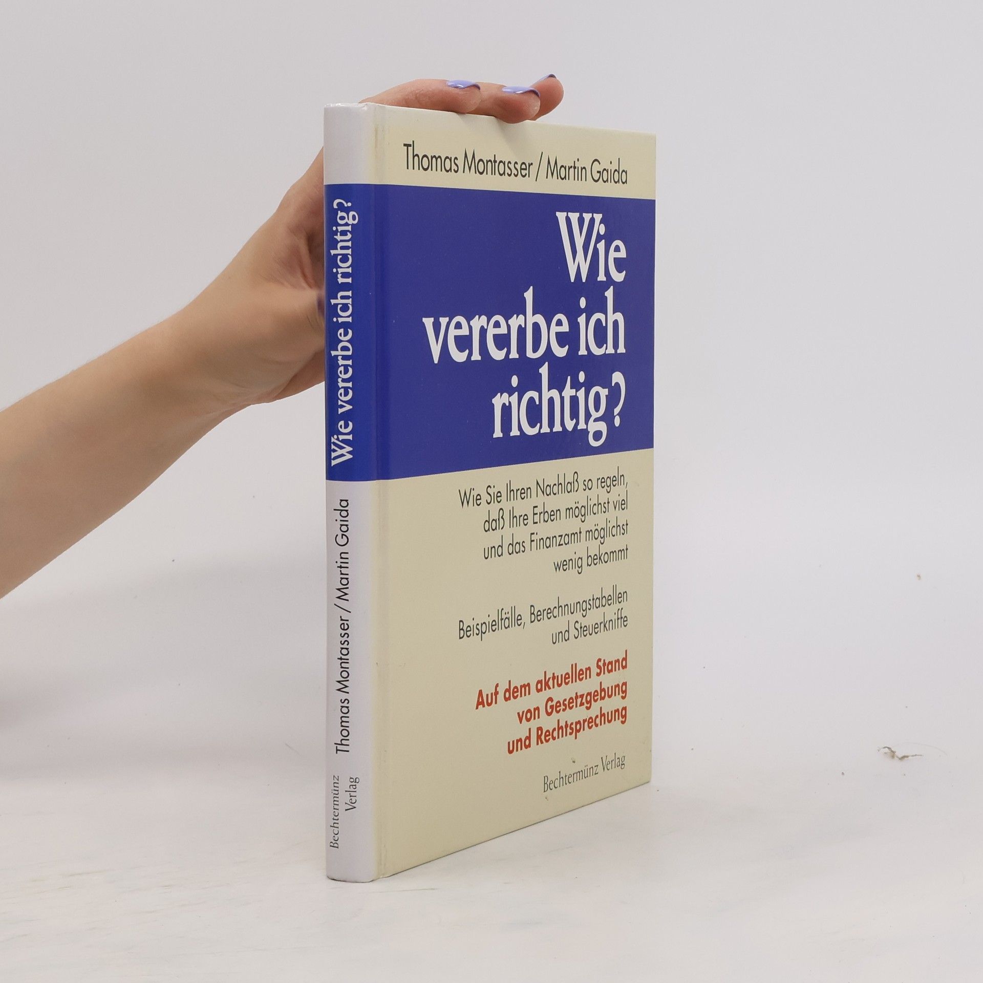Thomas Montasser Wie vererbe ich richtig?