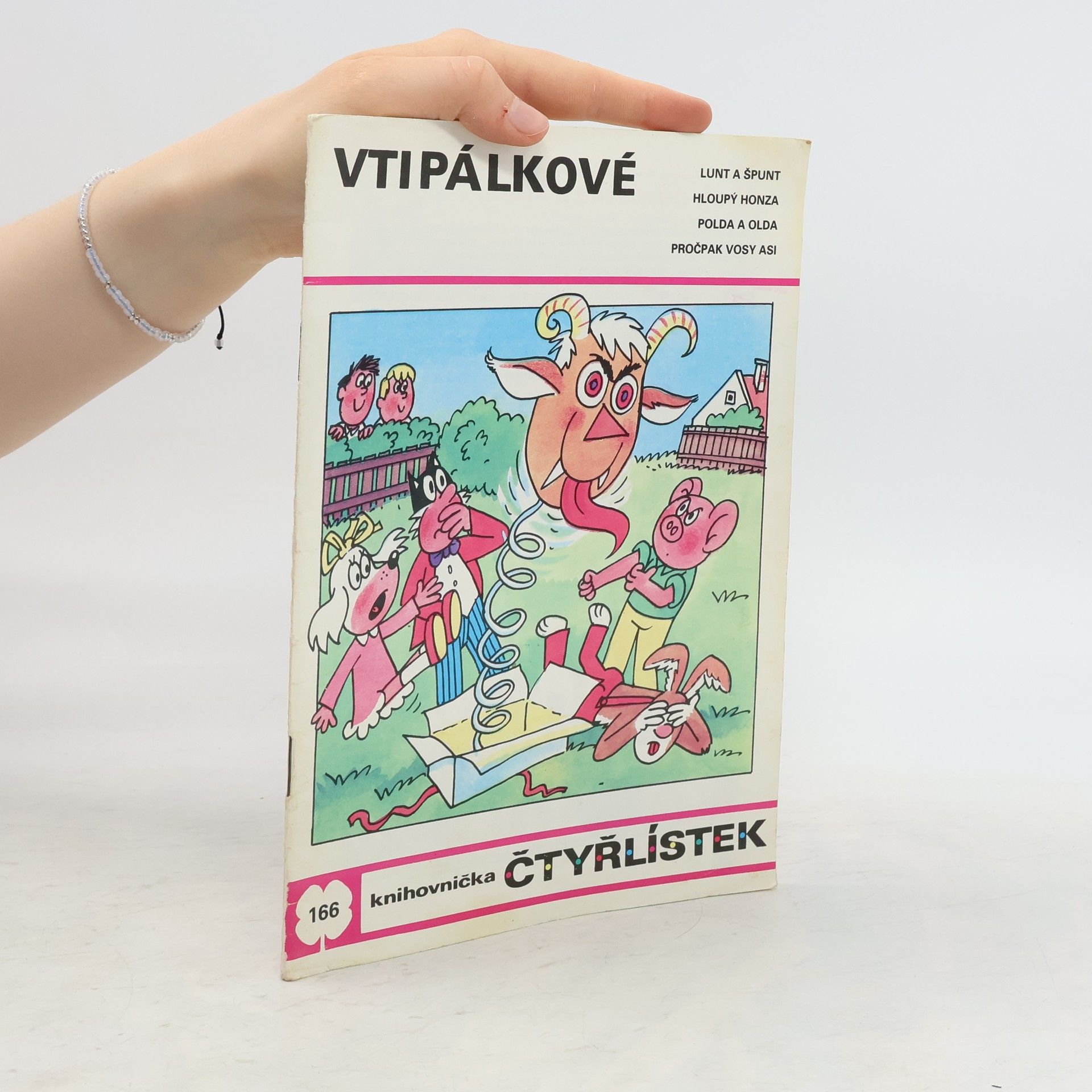 Jaroslav Němeček Čtyřlístek 166. Vtipálkové