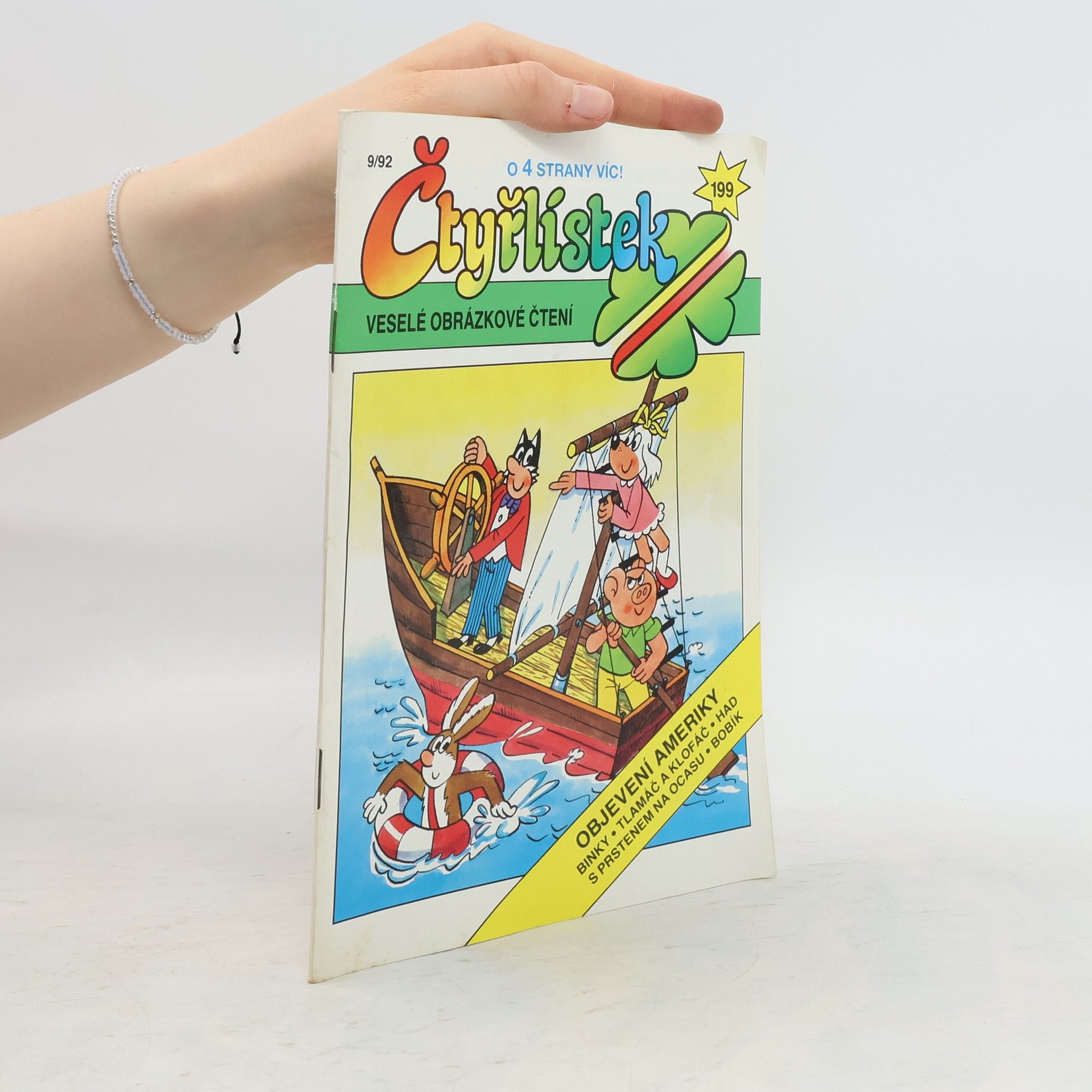 kolektiv Čtyřlístek 199. 9/1992 Objevení Ameriky