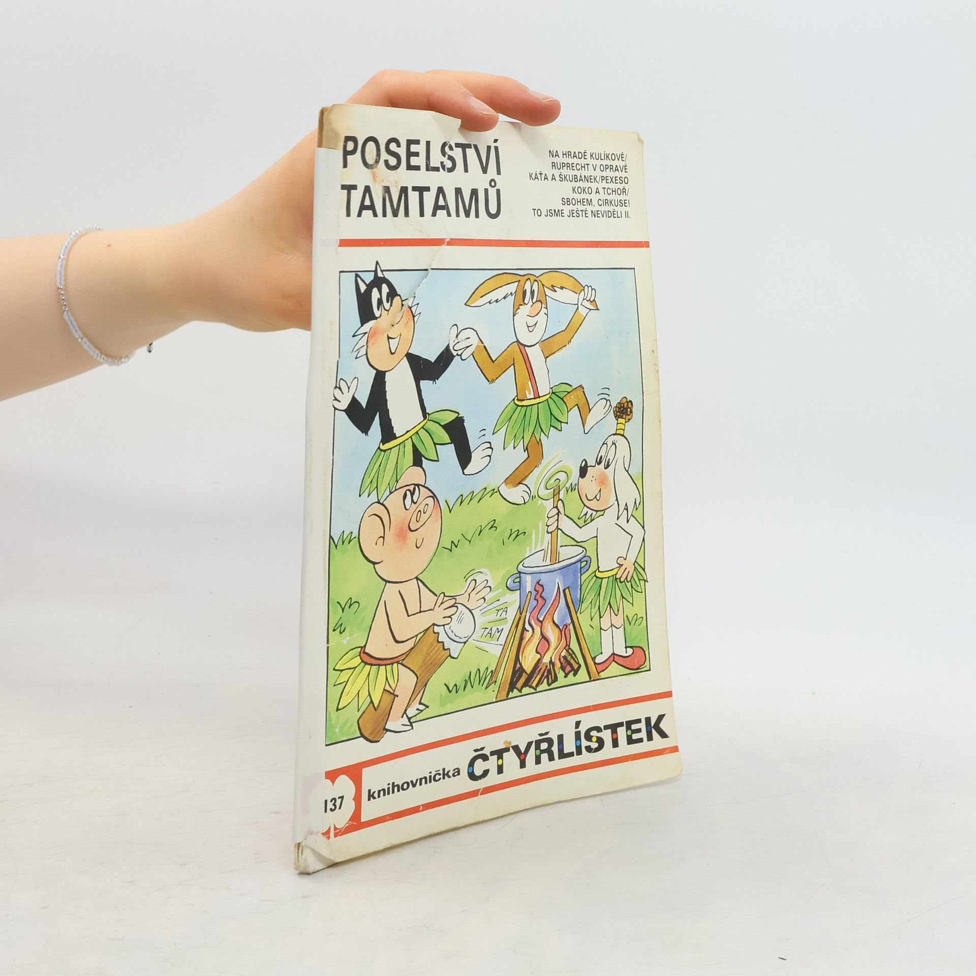 Jaroslav Němeček Čtyřlístek č. 137. Poselství Tamtamů