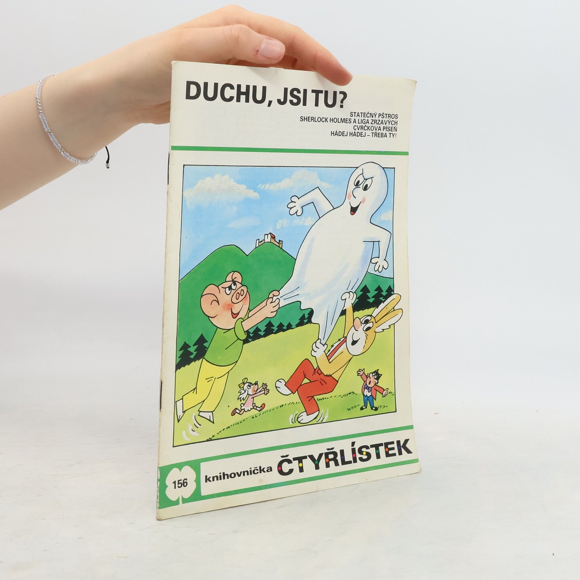 Jaroslav Němeček Čtyřlístek 156. Duchu, jsi tu?