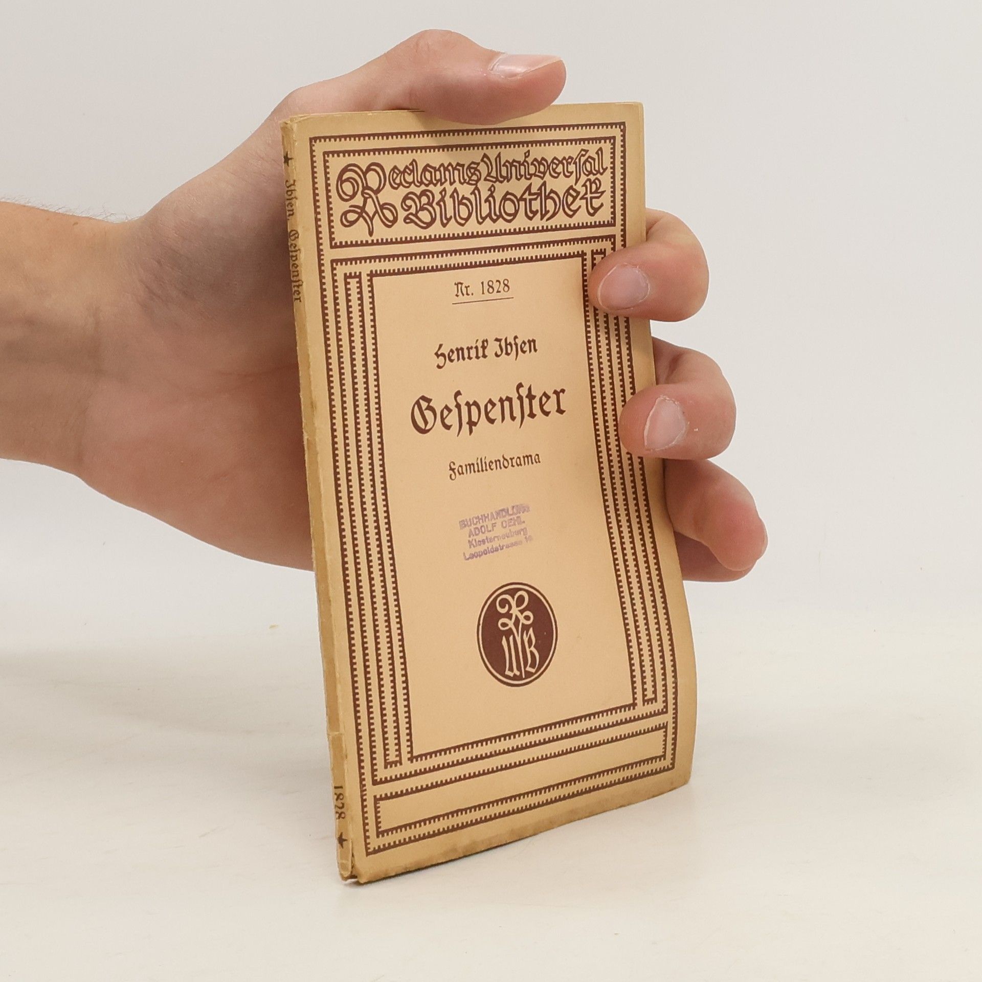 Henrik Ibsen Gespenster. Familiendrama
